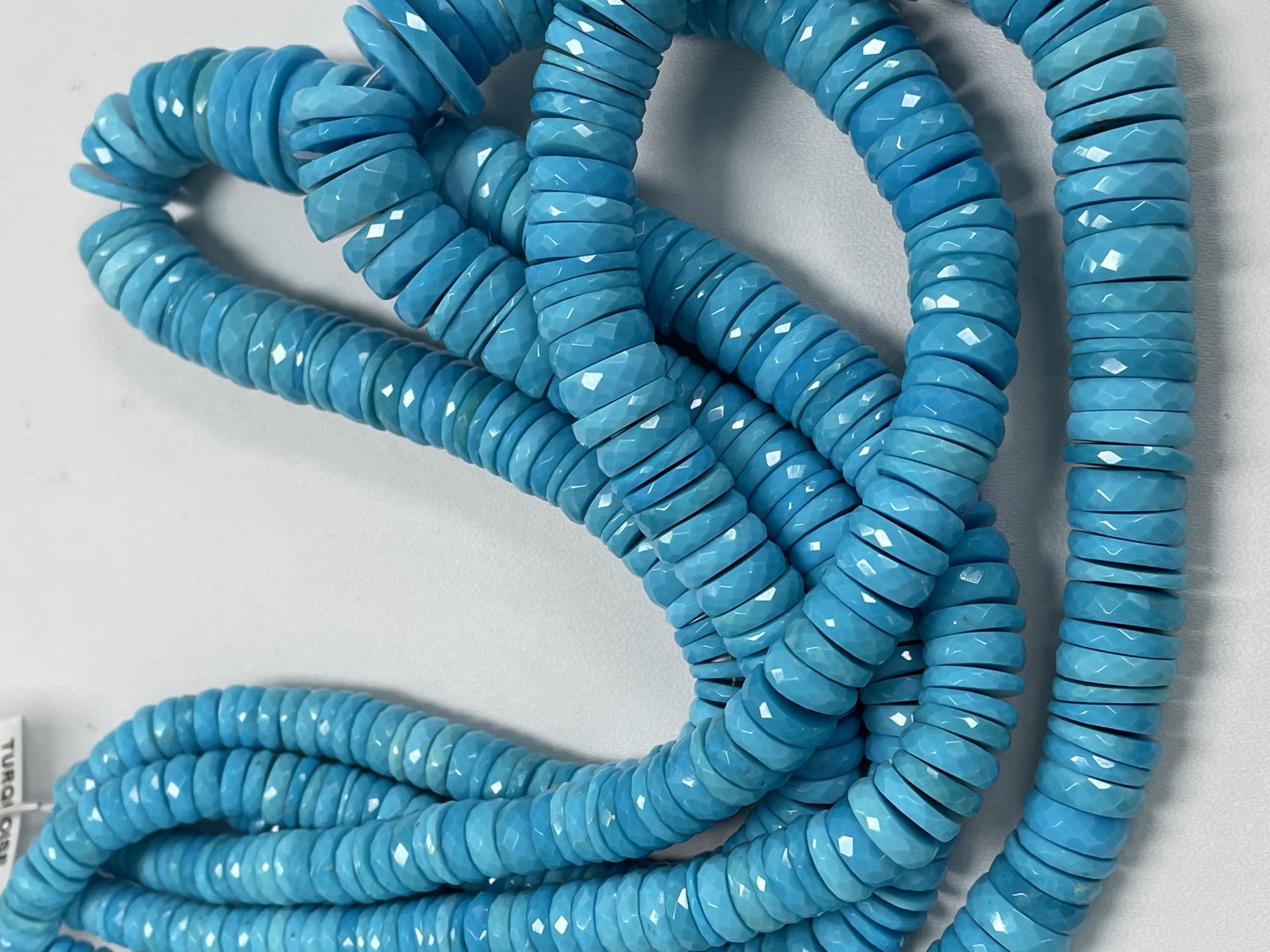 Turquoise Tire Faceted
