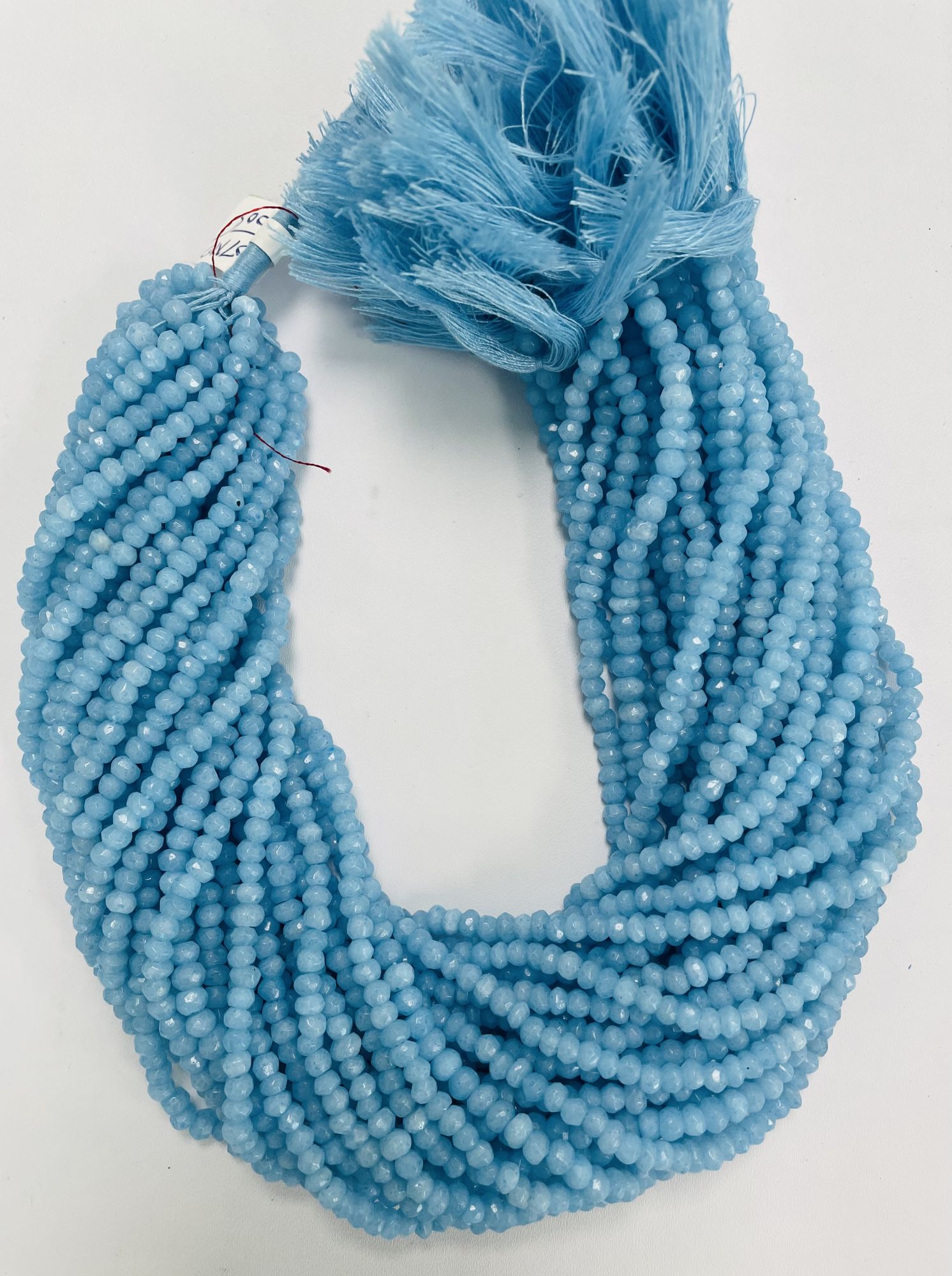 Dyed Opal Rondelle Faceted