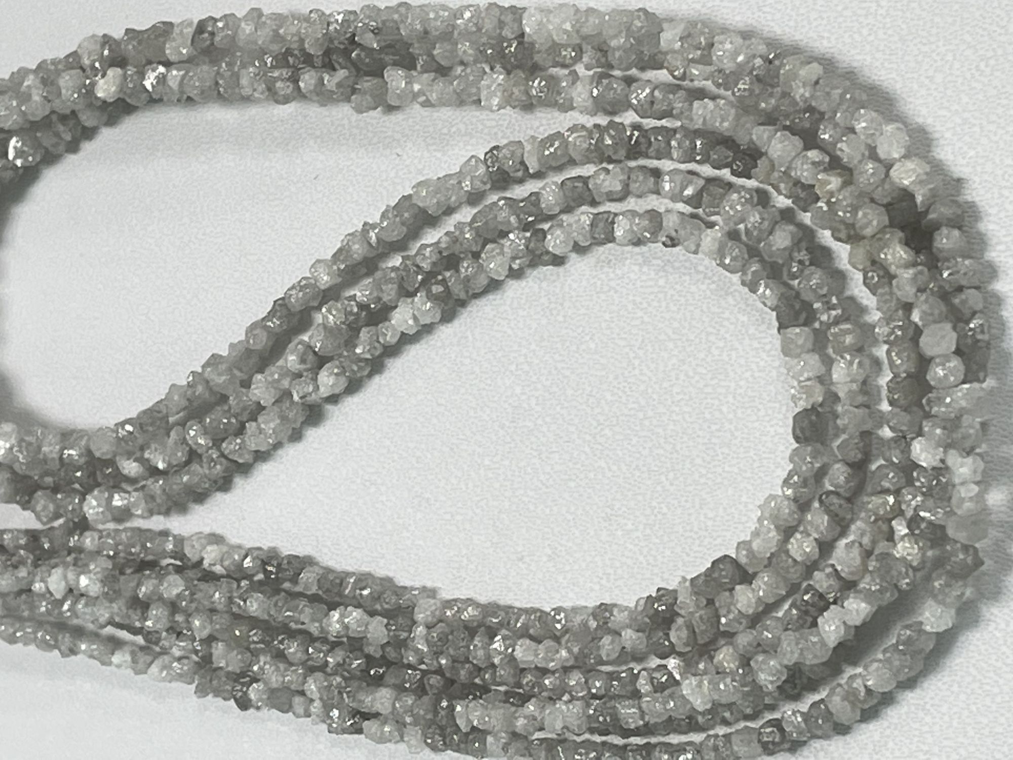 Light Grey Rough Cut Diamond