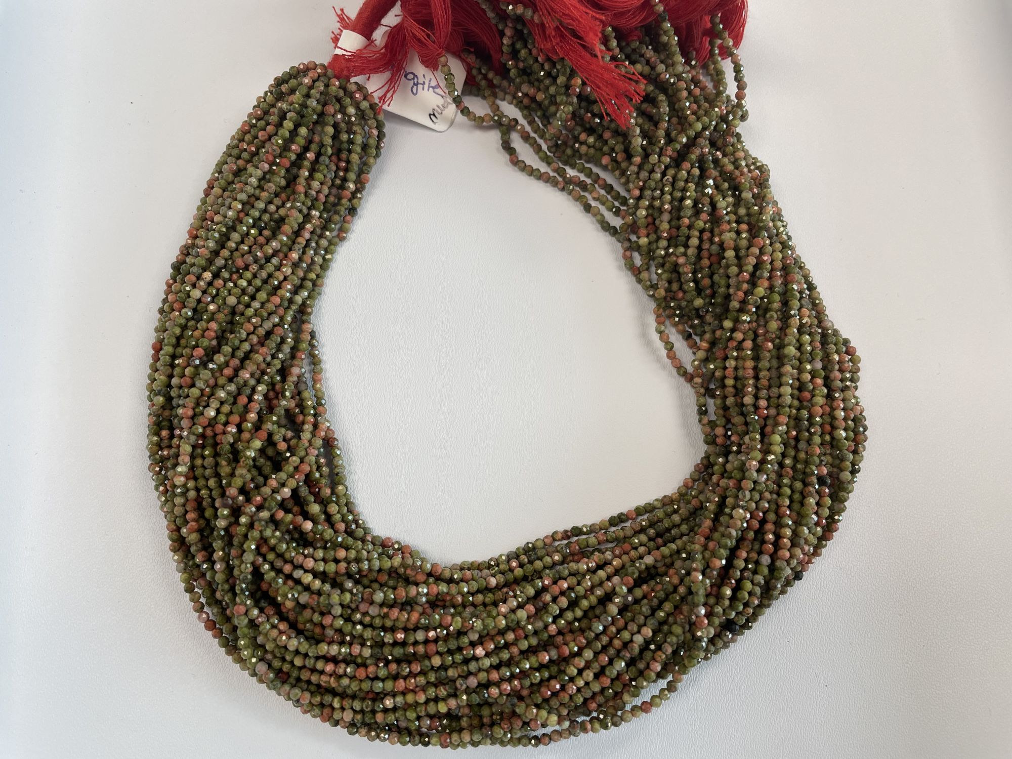 Multi Stone Rondelle Faceted
