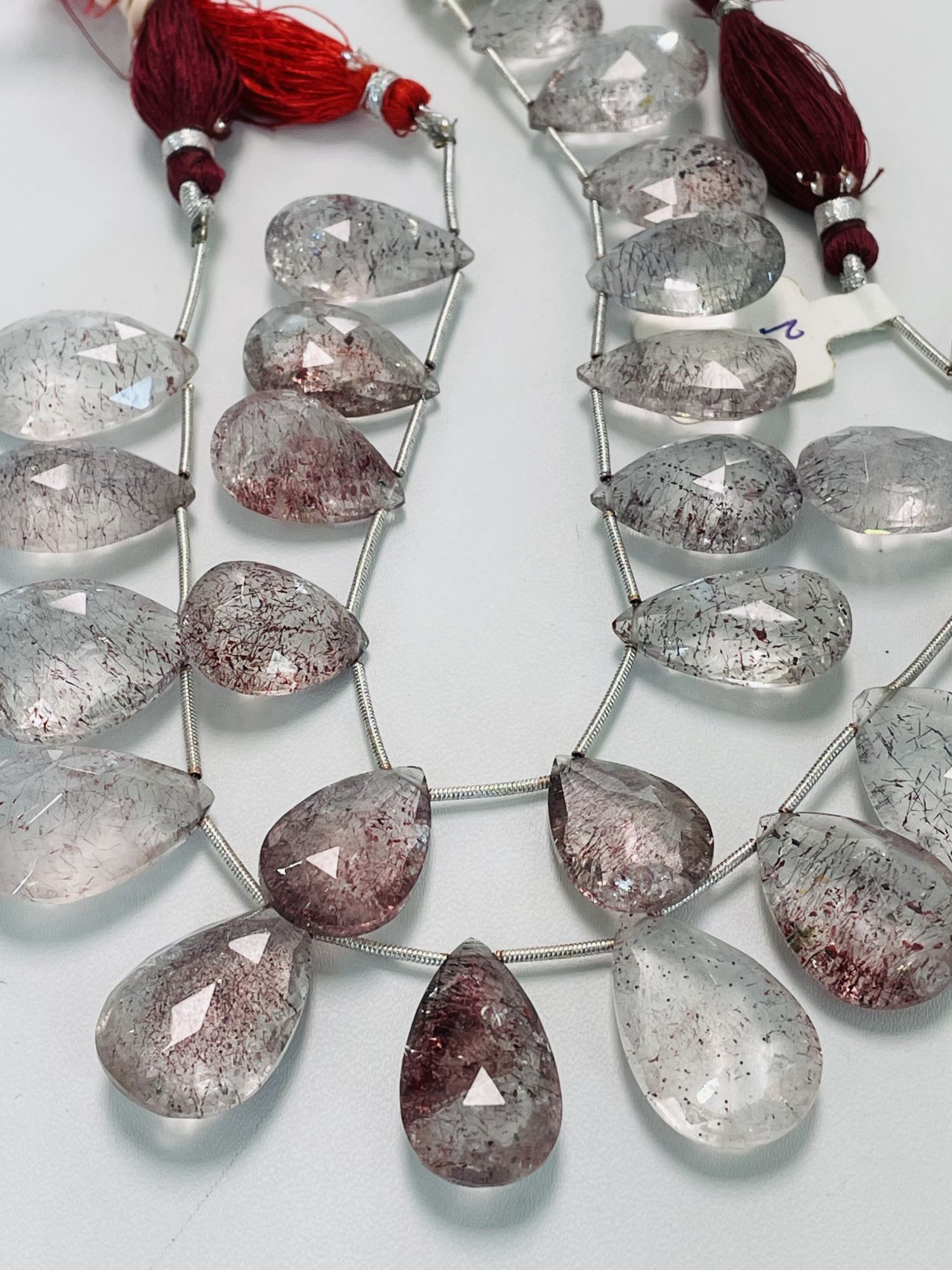 Moss Amethyst Pear Faceted