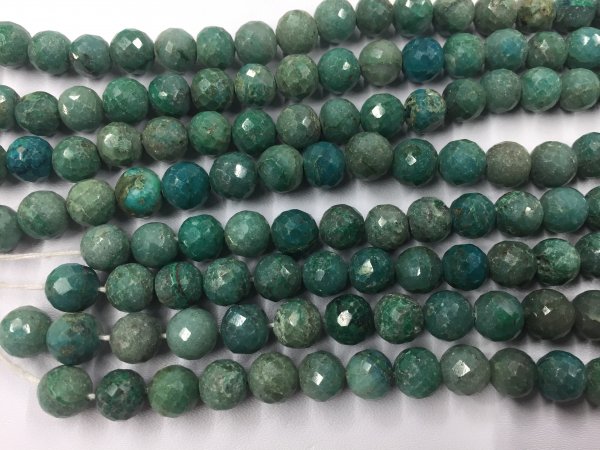 Chrysocolla Rounds Faceted
