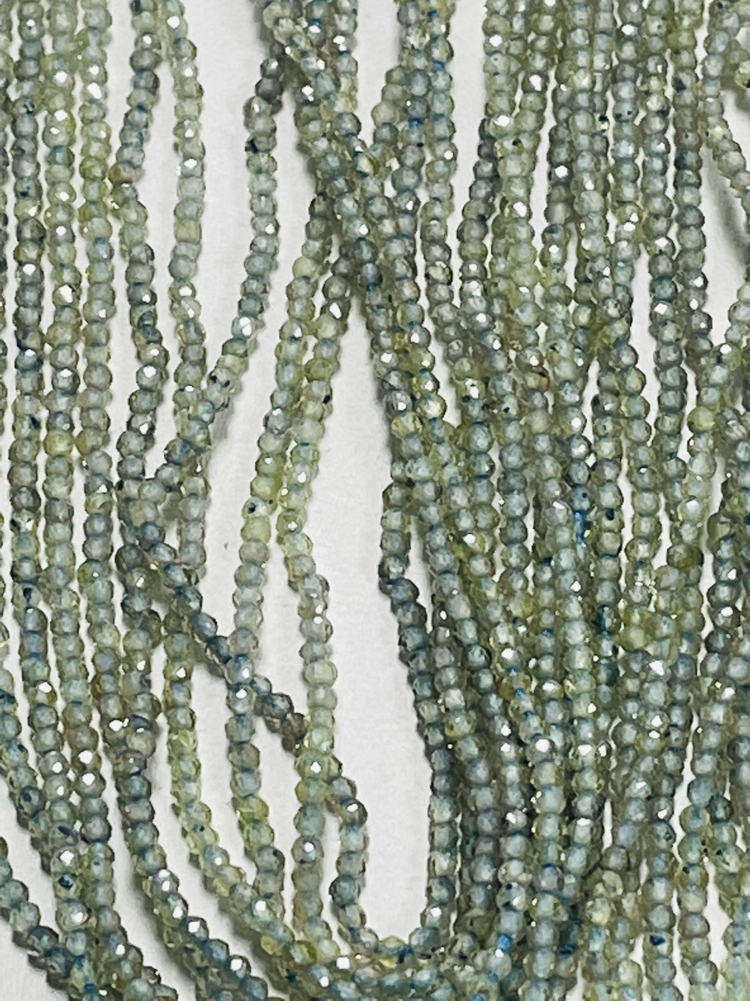 Sapphire Rondelle Faceted