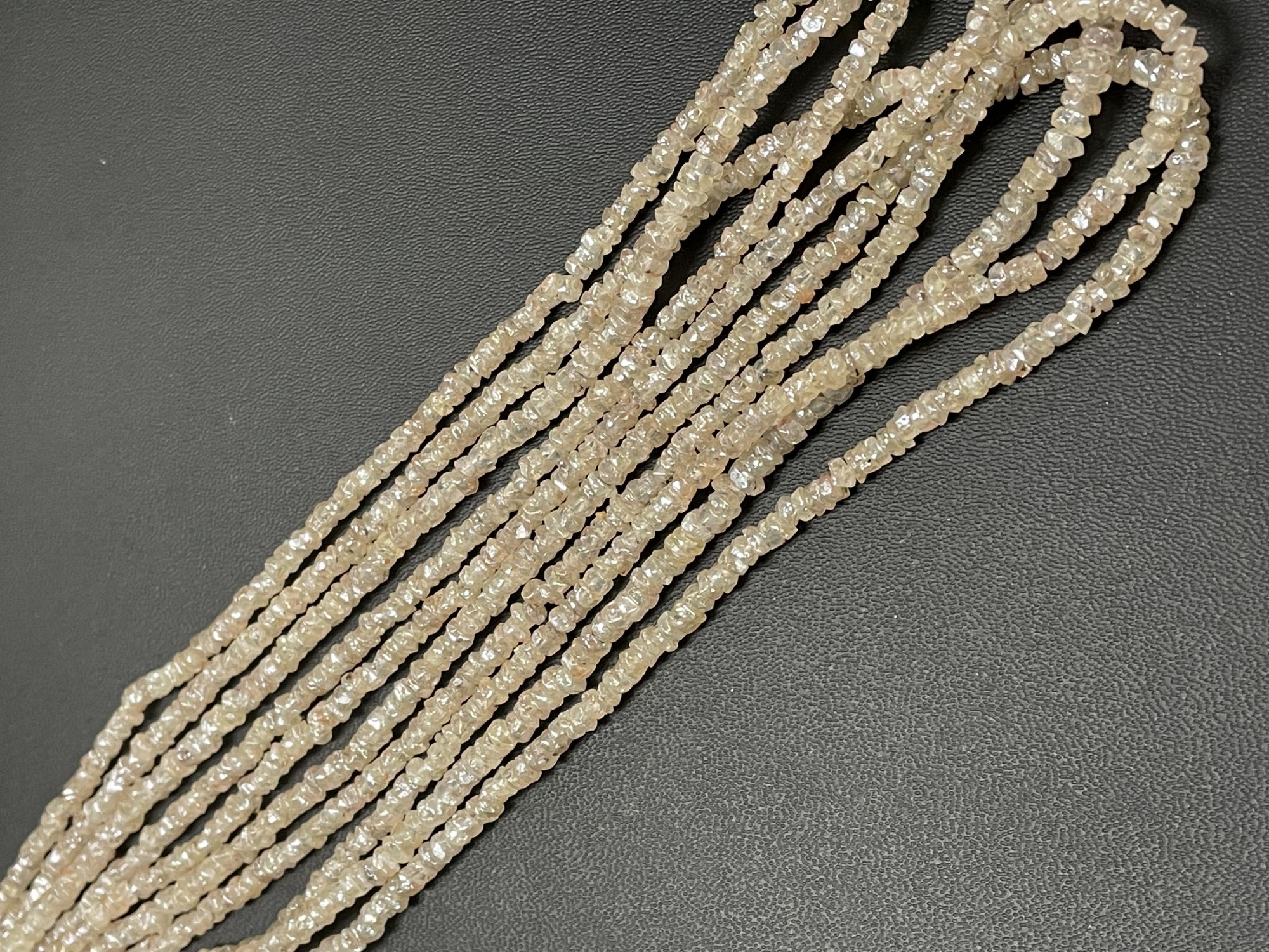 Zircon Rondelle Organic Cut Faceted