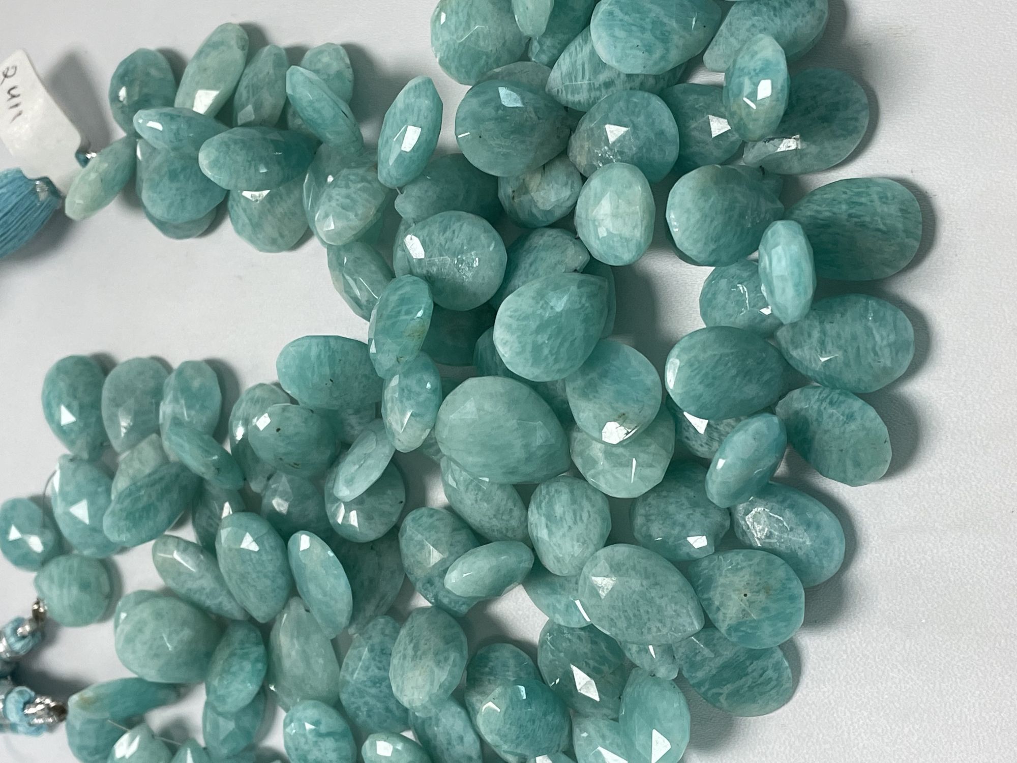 Amazonite Pear Faceted
