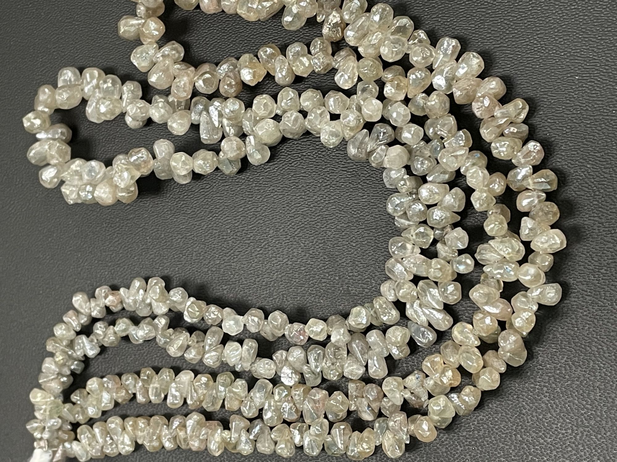 Zircon Drop Organic Cut Faceted