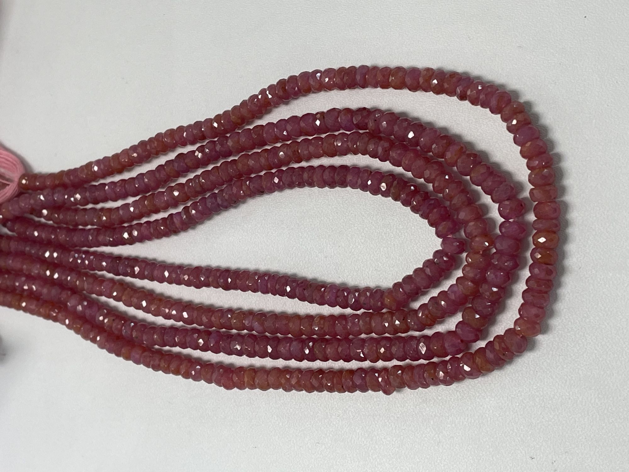 Pink Sapphire Rondelle Faceted