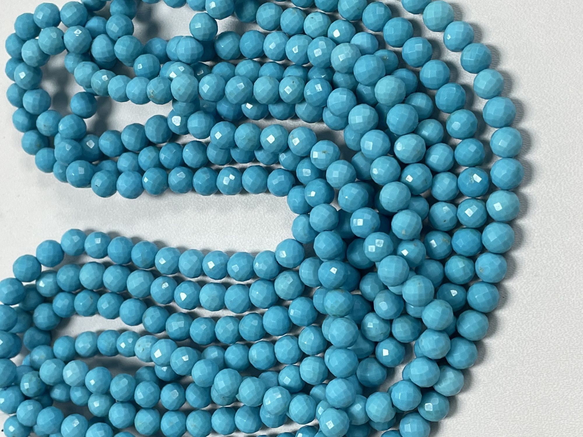 Turquoise Round Faceted