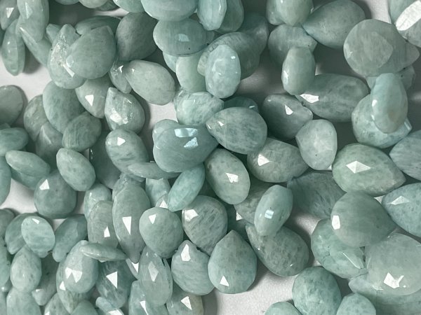 Amazonite Pear Faceted