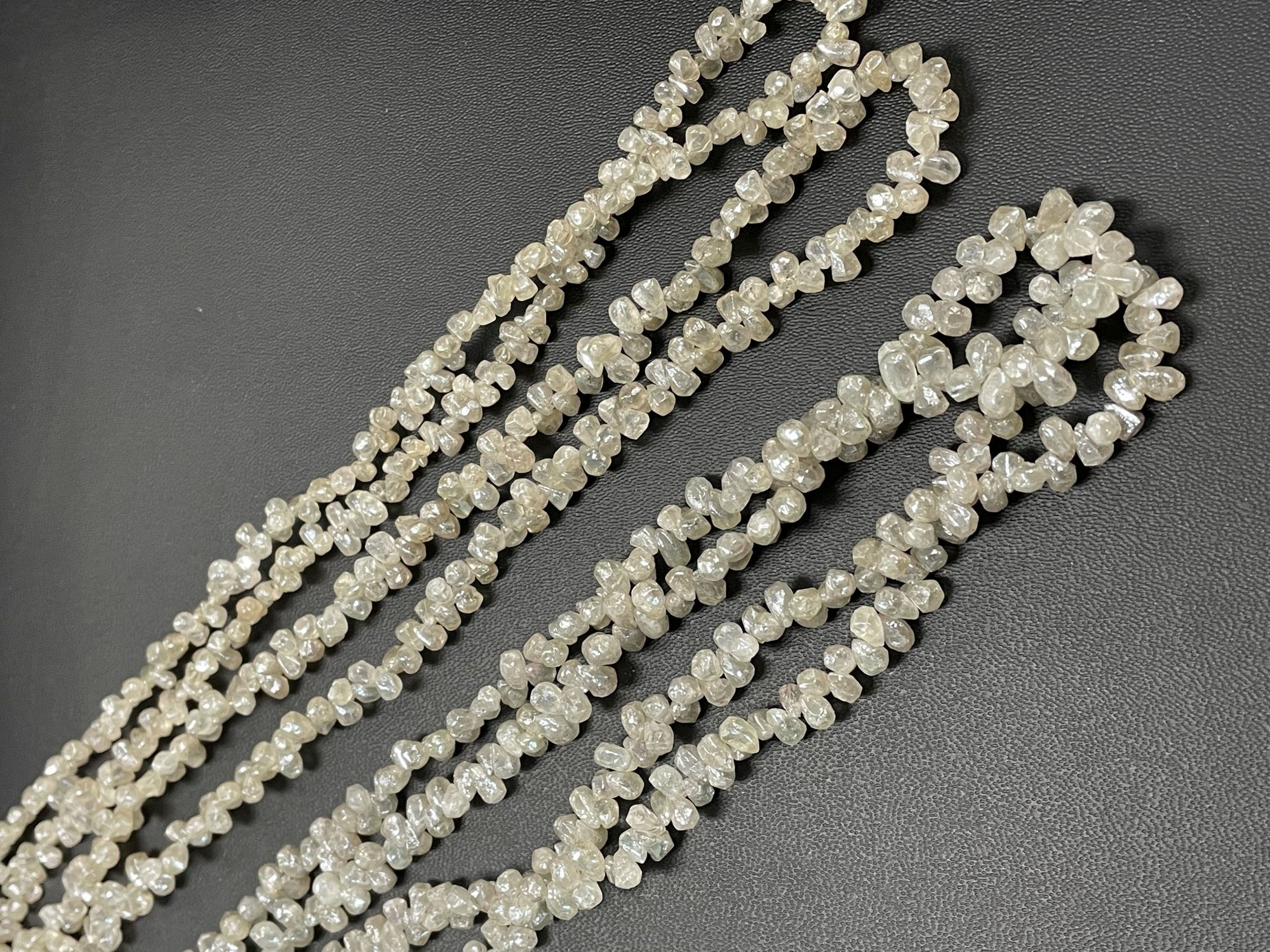 Zircon Drop Organic Cut Faceted