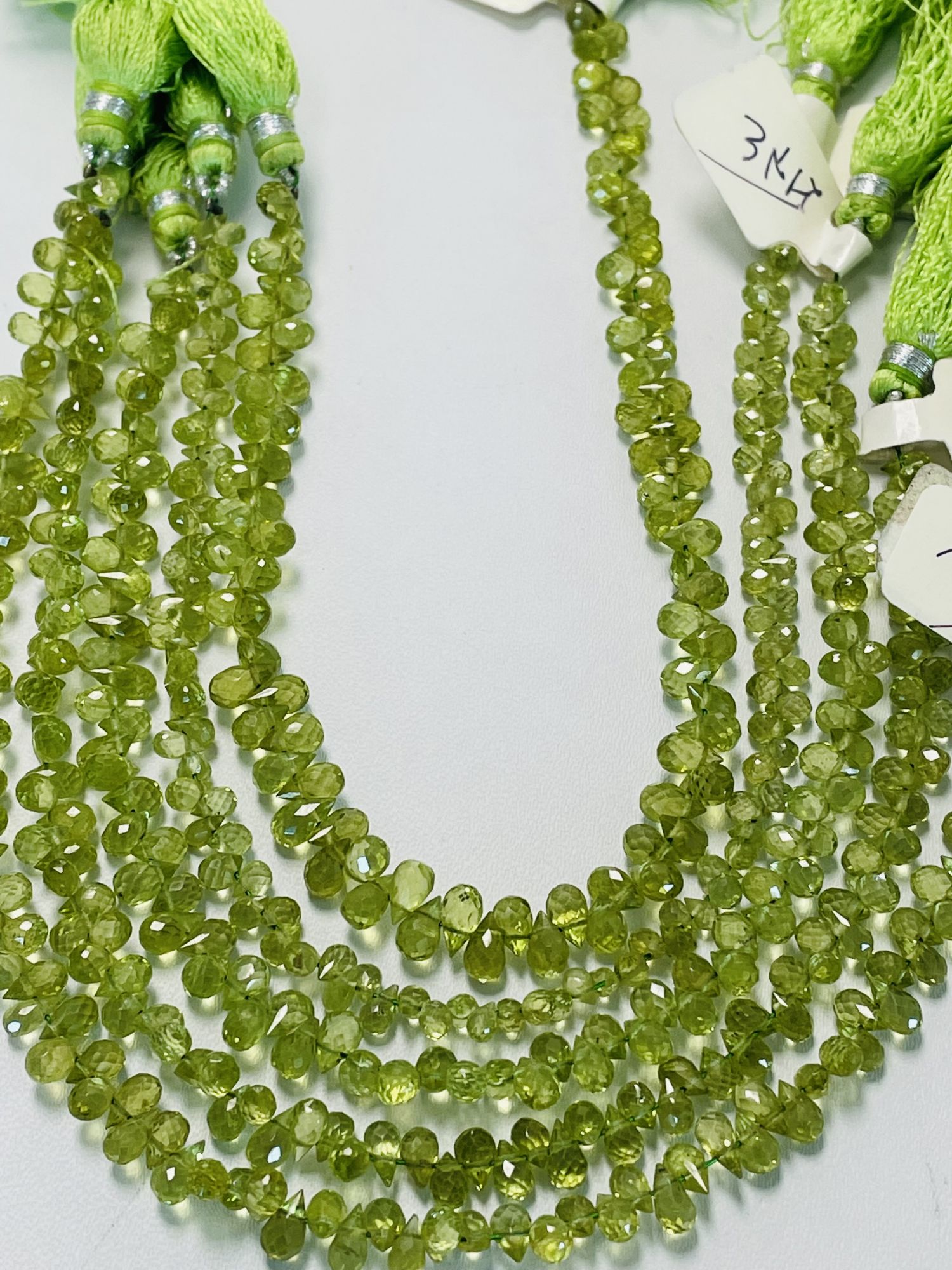Peridot Drop Faceted
