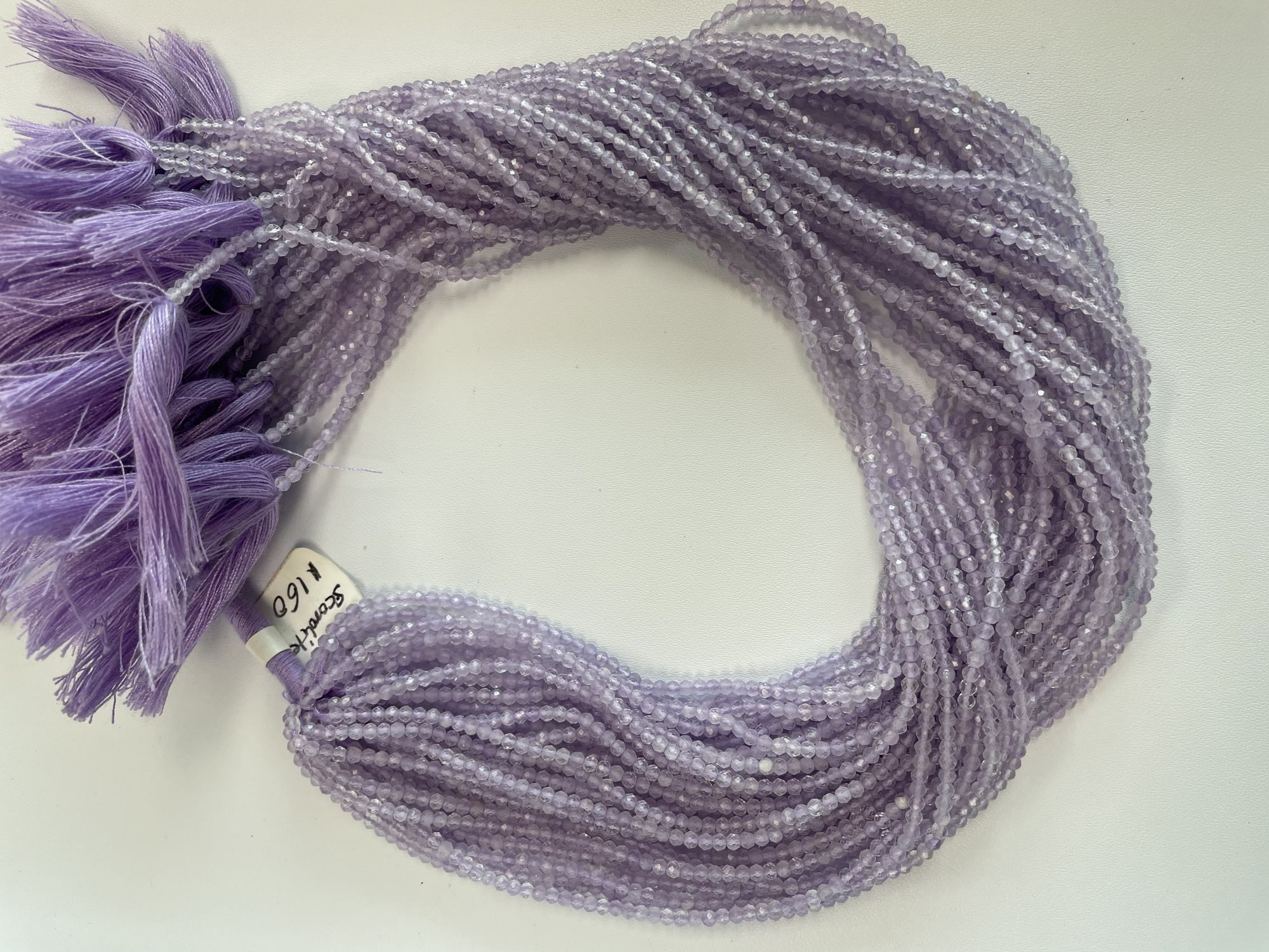 Scorolite Rondelles Faceted