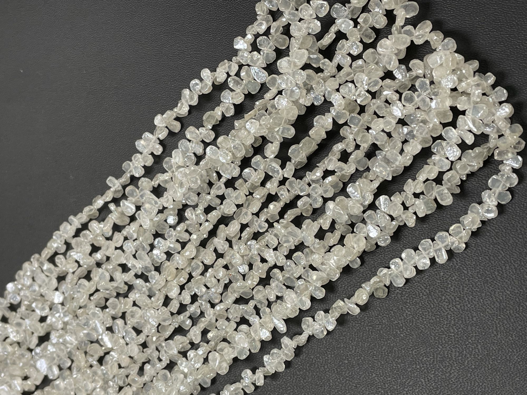 Zircon Pear Organic Cut Faceted