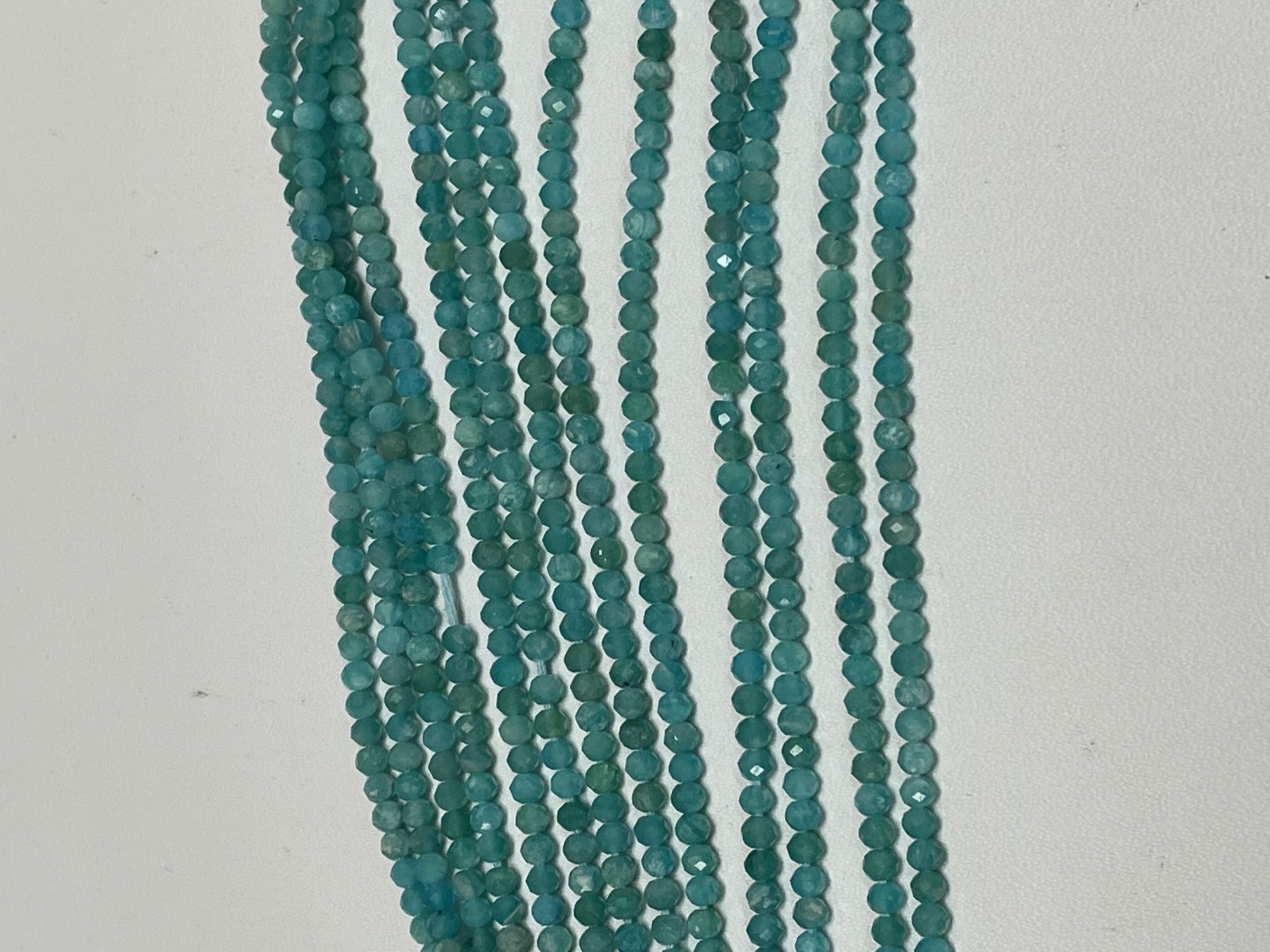Amazonite Rondelle Faceted