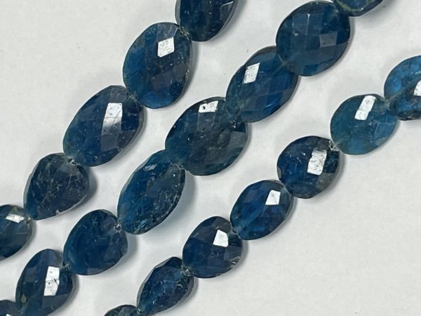 Blue Apatite Nugget Faceted