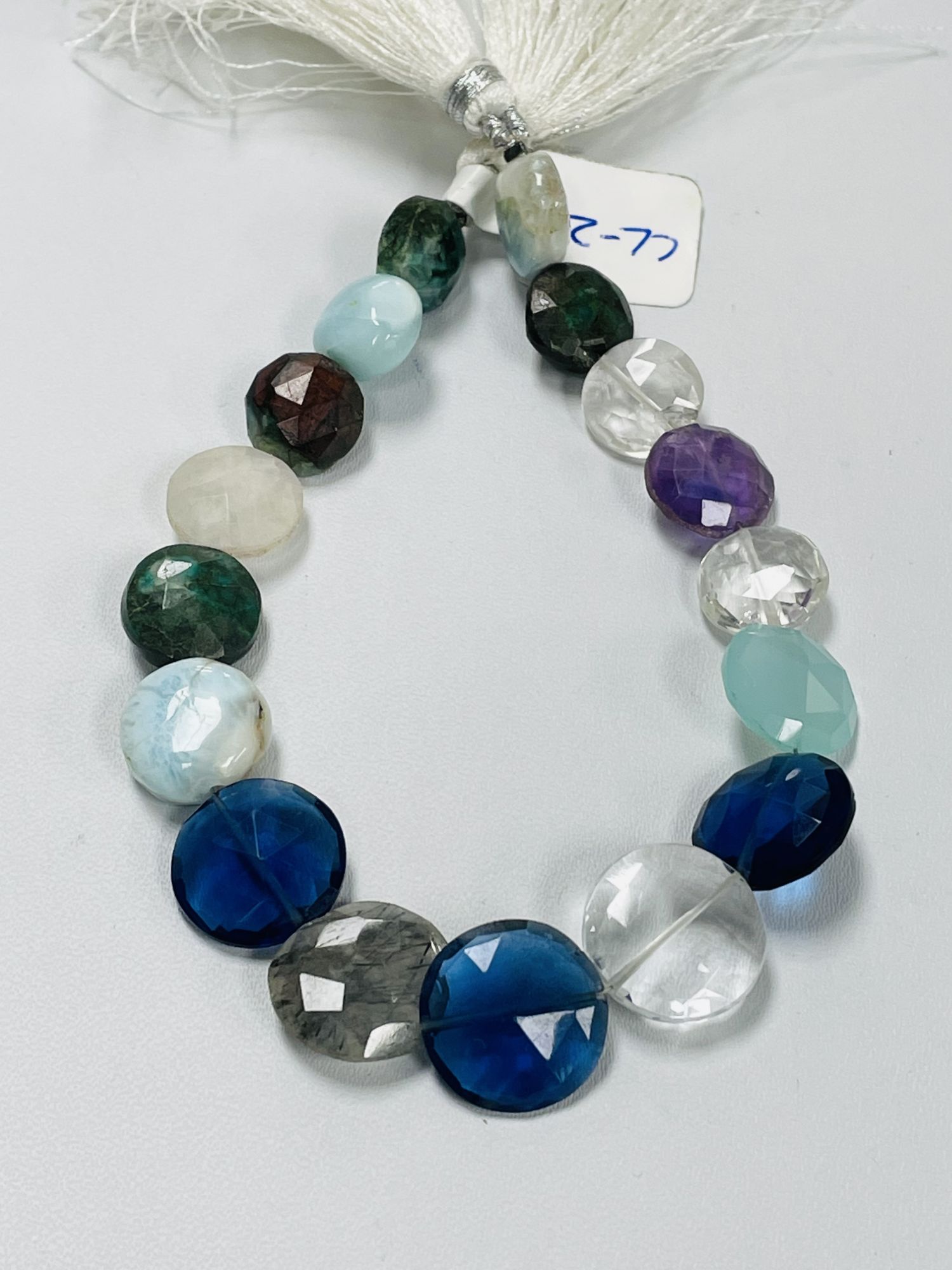 Multistone Coin Faceted