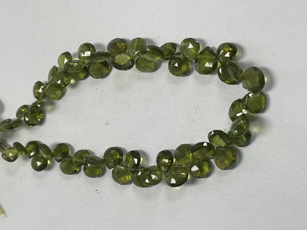 Vesuvianite Heart Faceted