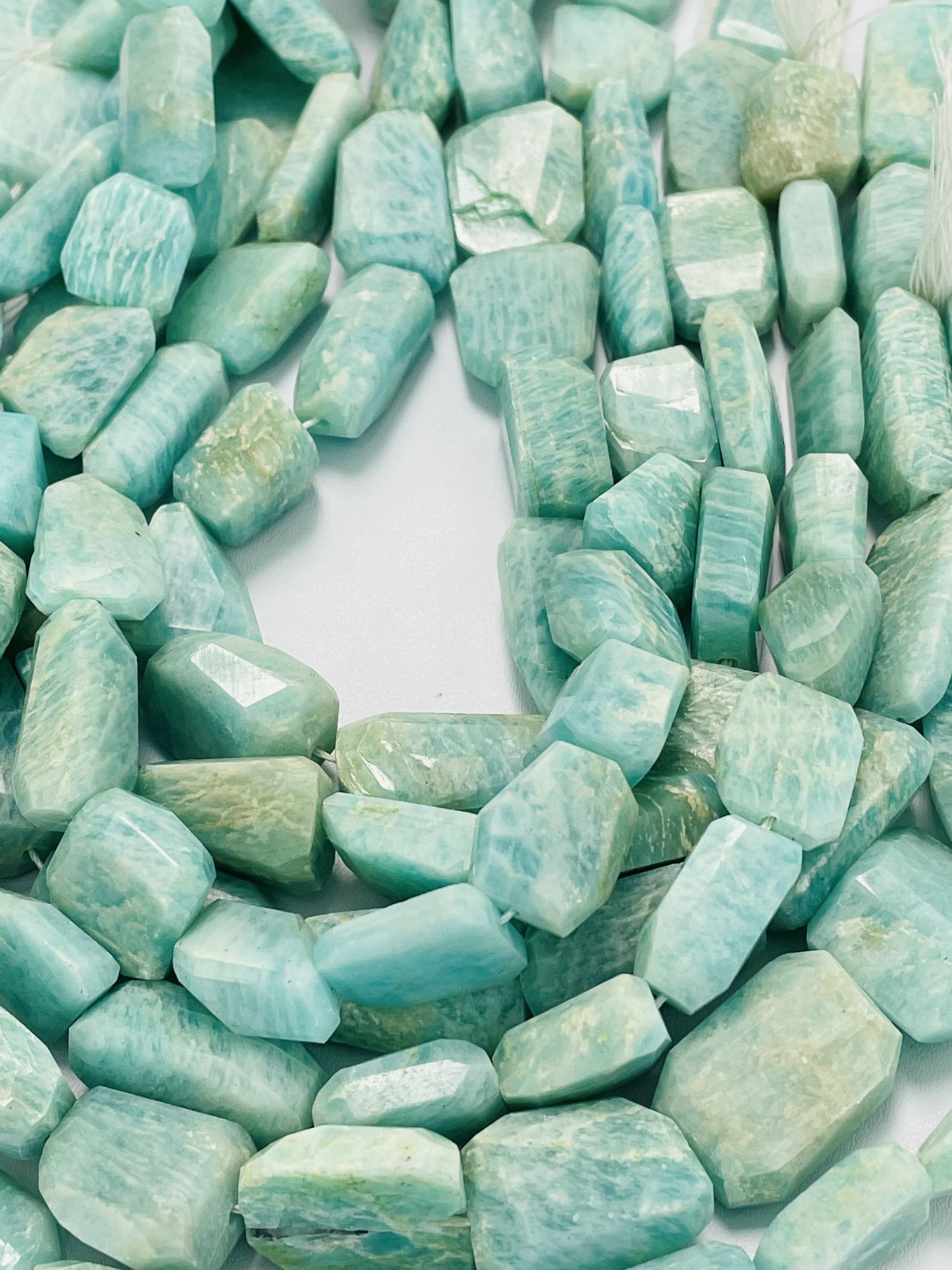 Amazonite Nugget Faceted