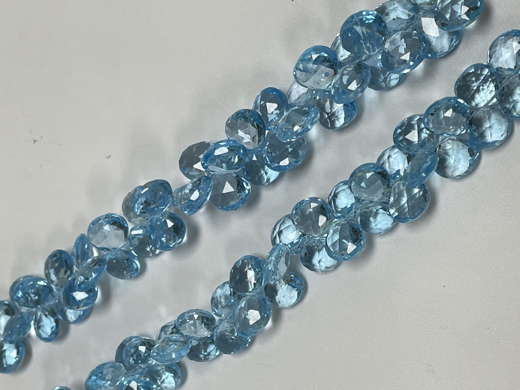 Sky Blue Topaz Heart Faceted