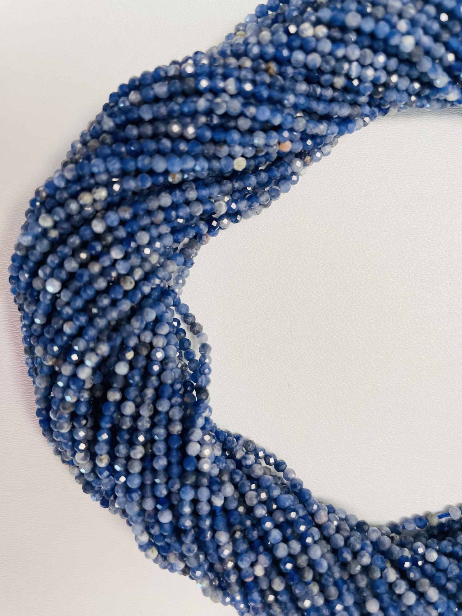 Sodalite Rondelle Faceted