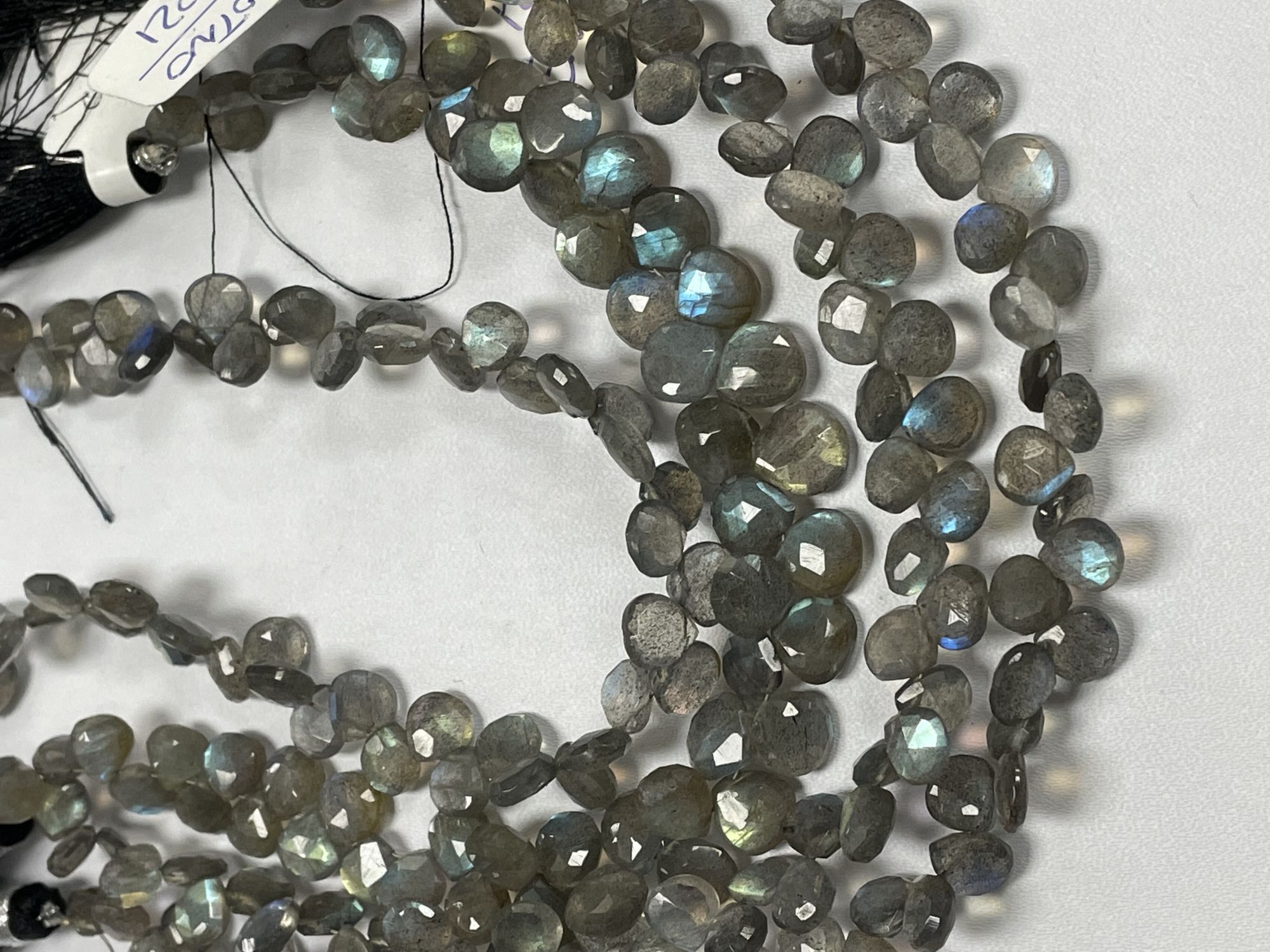 Labradorite Heart Faceted
