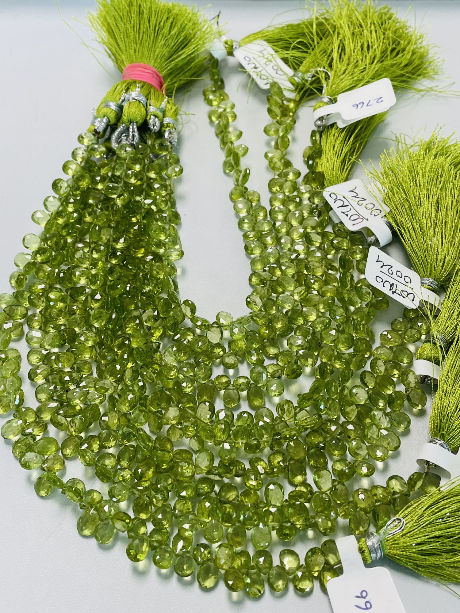 Peridot Pear Faceted