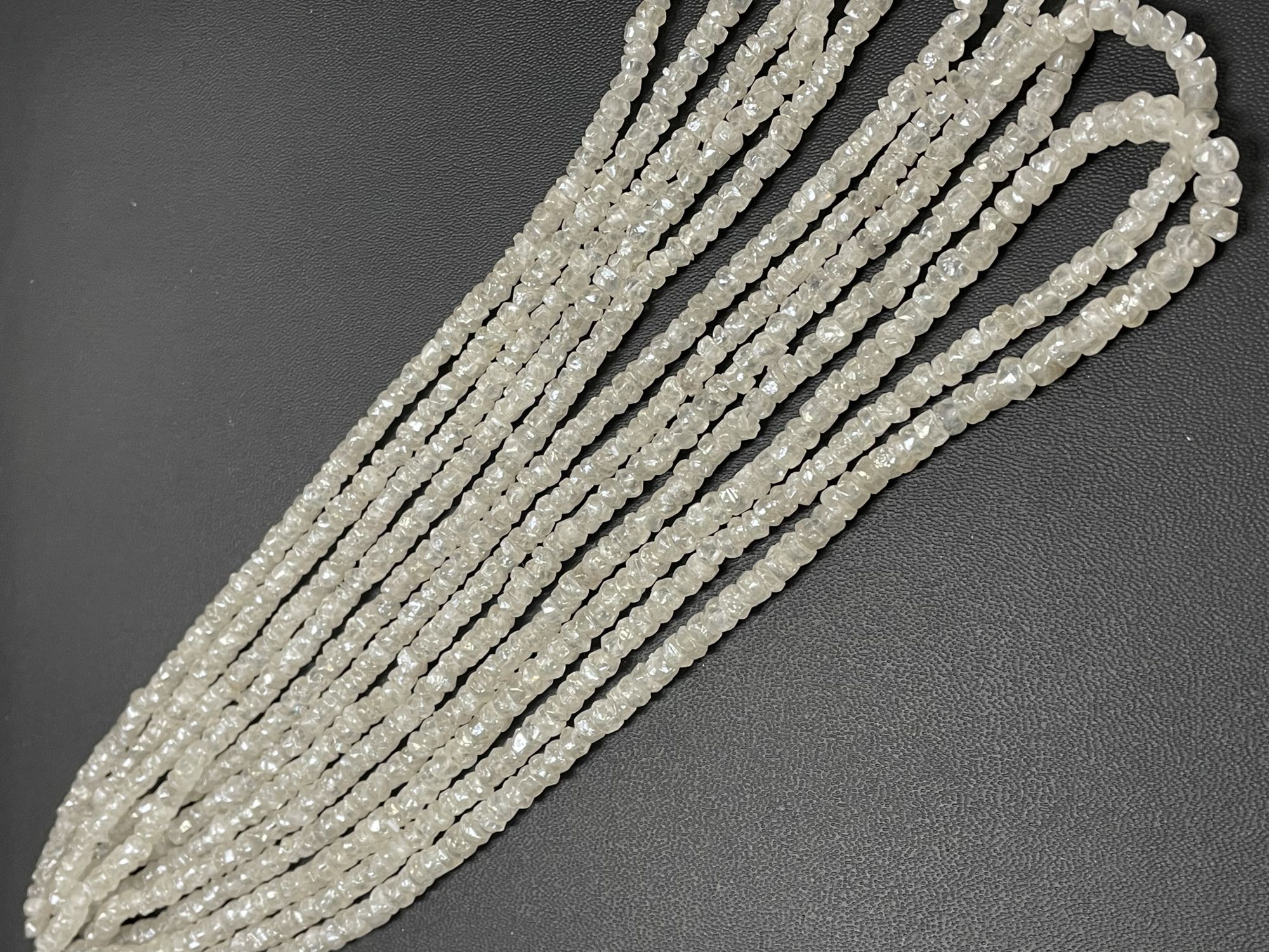 Zircon Rondelle Organic Cut Faceted