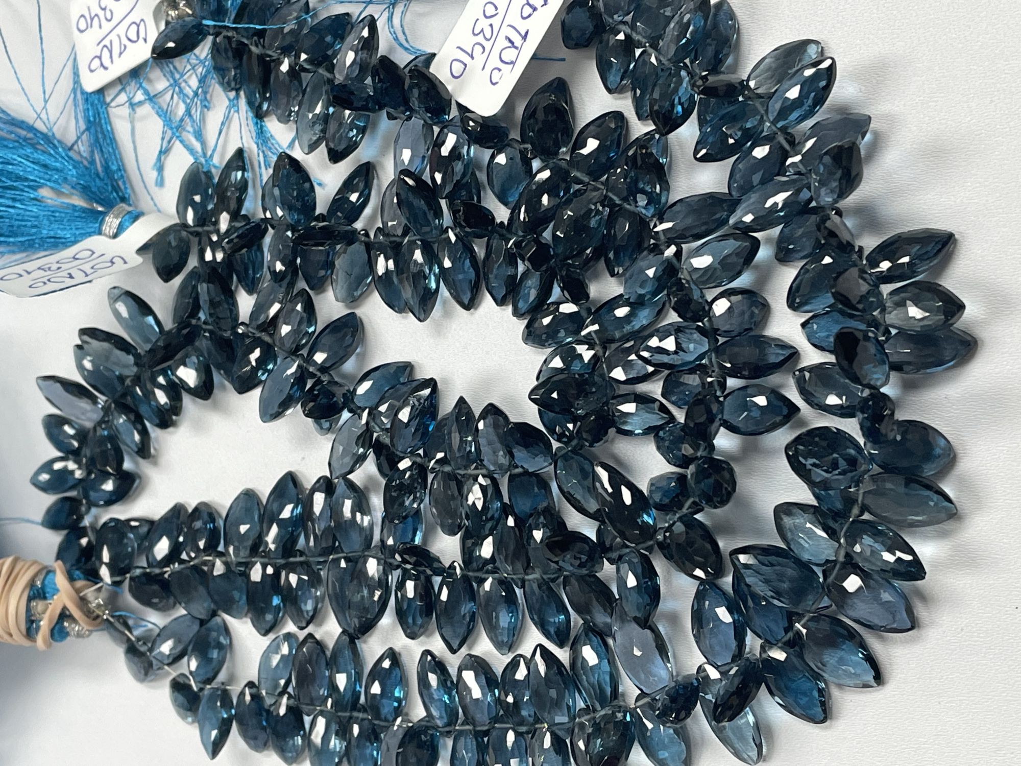 London Blue Topaz Marquise Faceted
