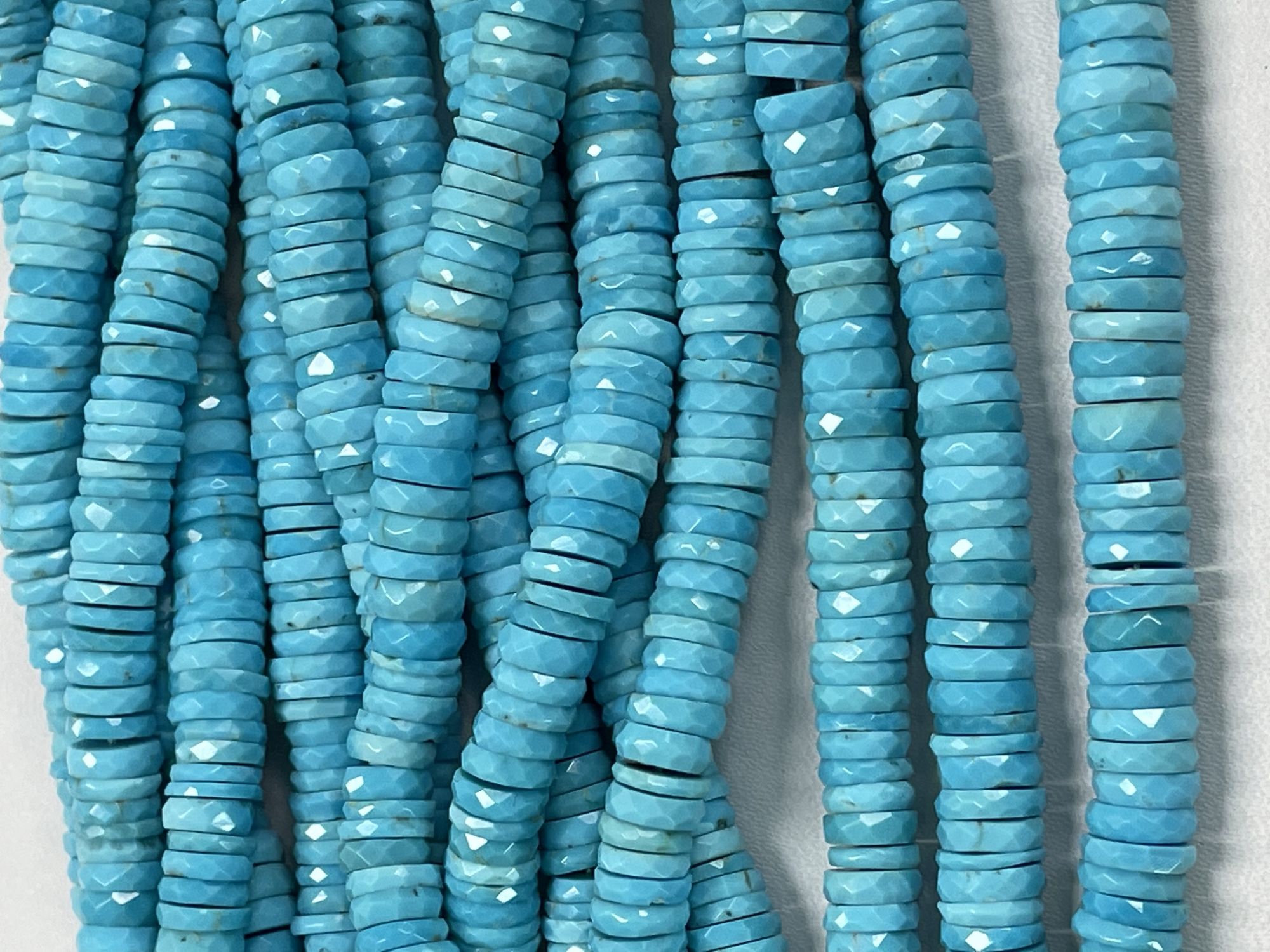 Turquoise Tire Faceted