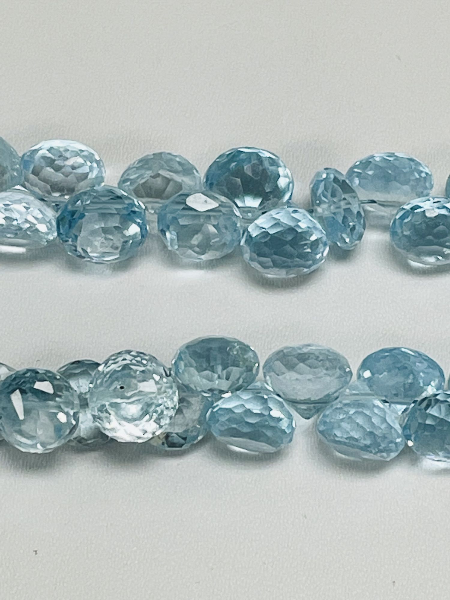 Sky Blue Topaz Onion Faceted