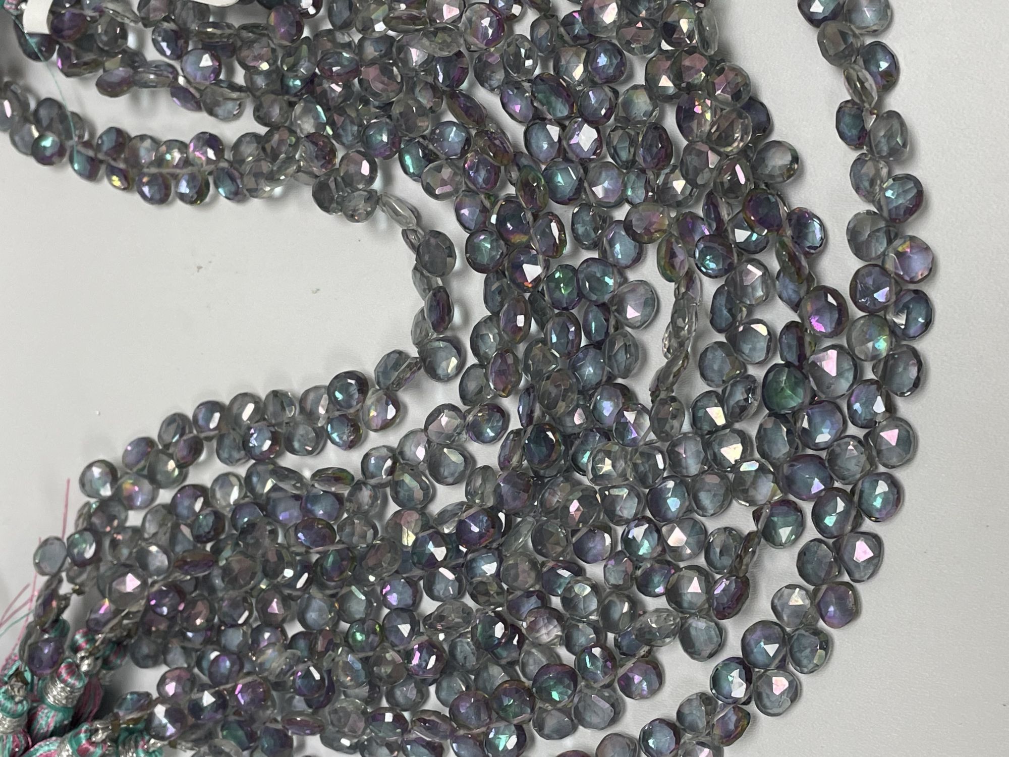 Mystic Topaz Heart Faceted