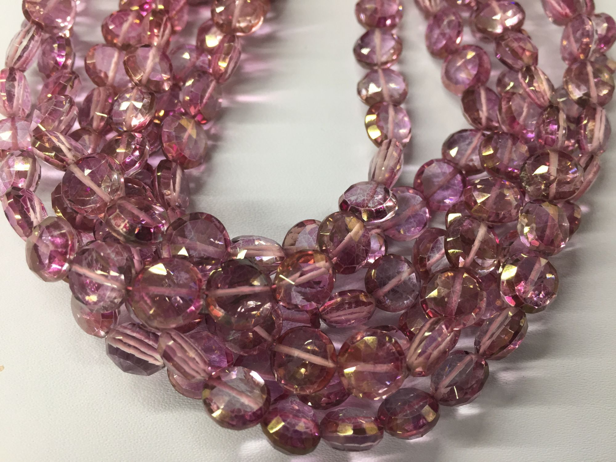Mystic Quartz Coins Faceted