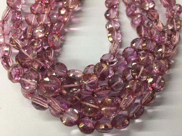 Mystic Quartz Coins Faceted