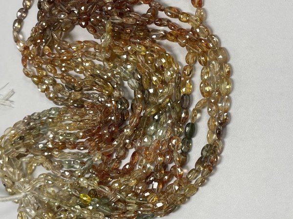 Multi Zircon Oval Faceted