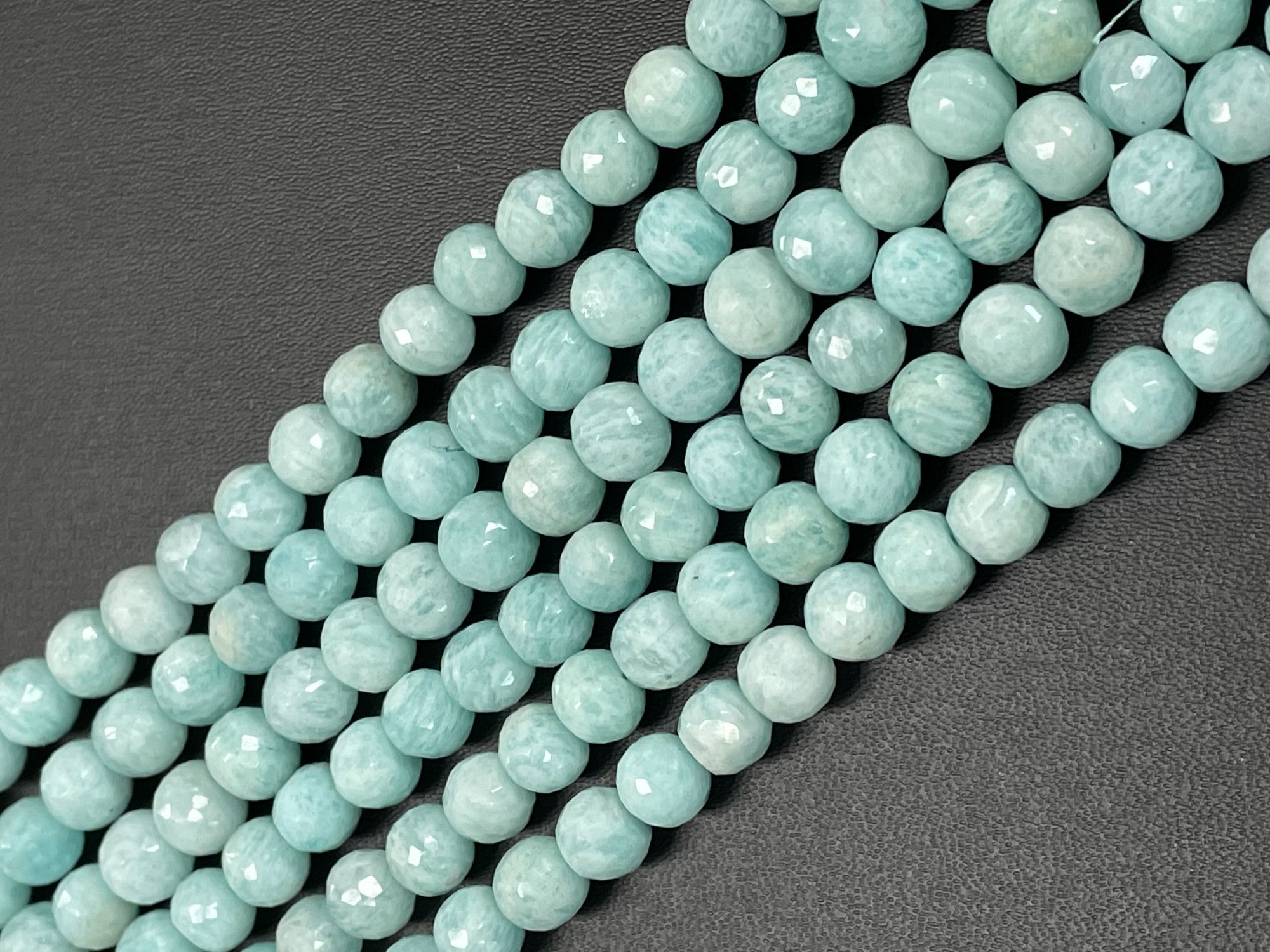 Amazonite Round Faceted