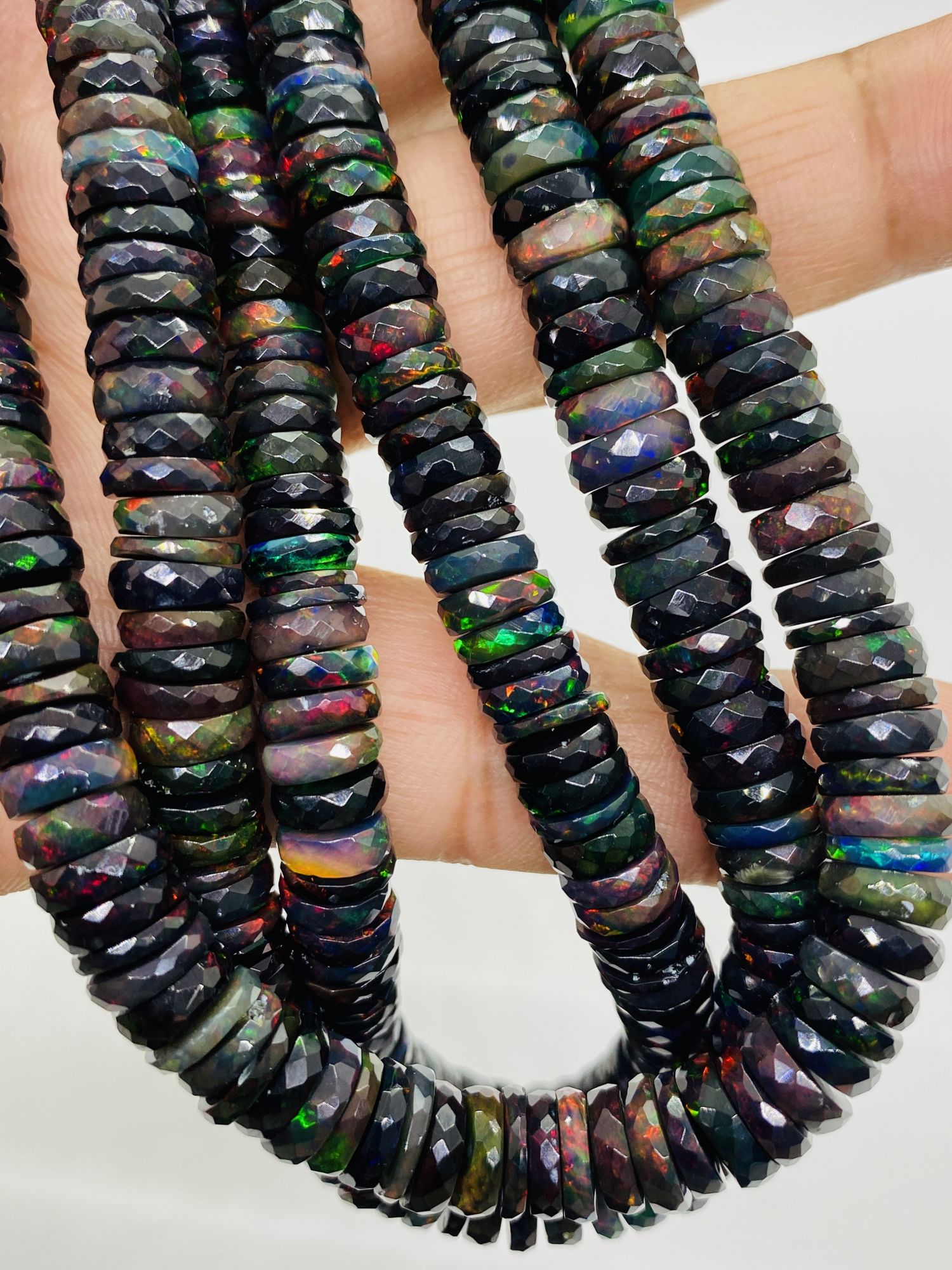 Ethiopian Opal Tires Faceted