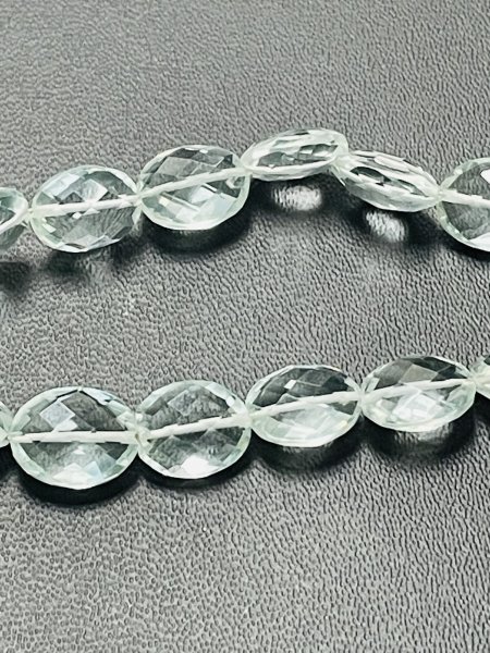 Aqua Hydro Quartz Oval Faceted