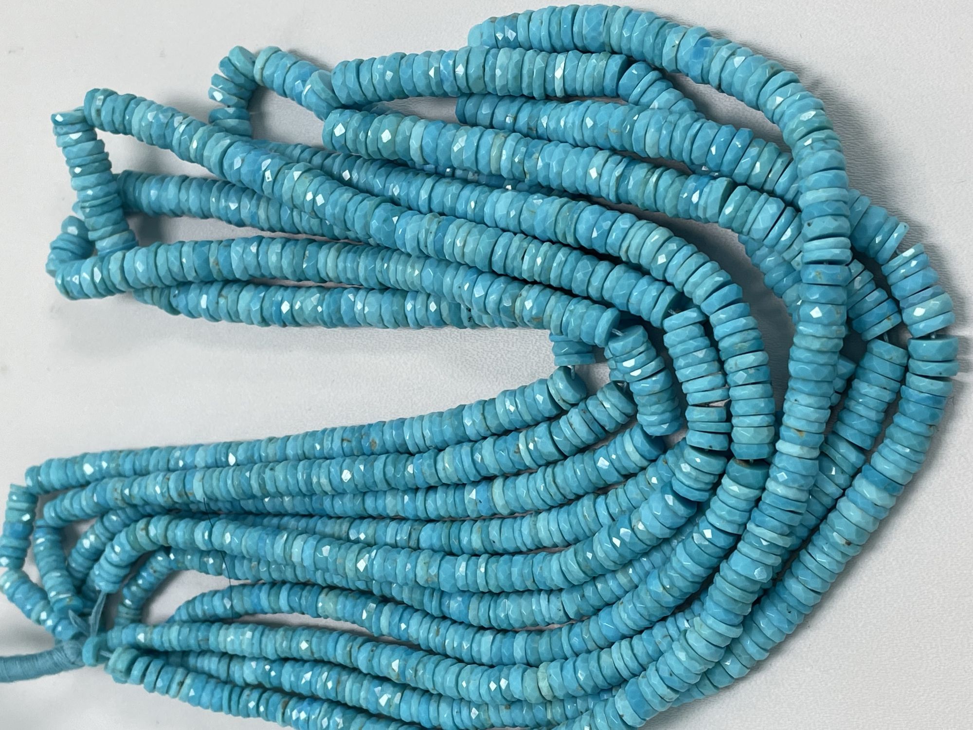 Turquoise Tire Faceted