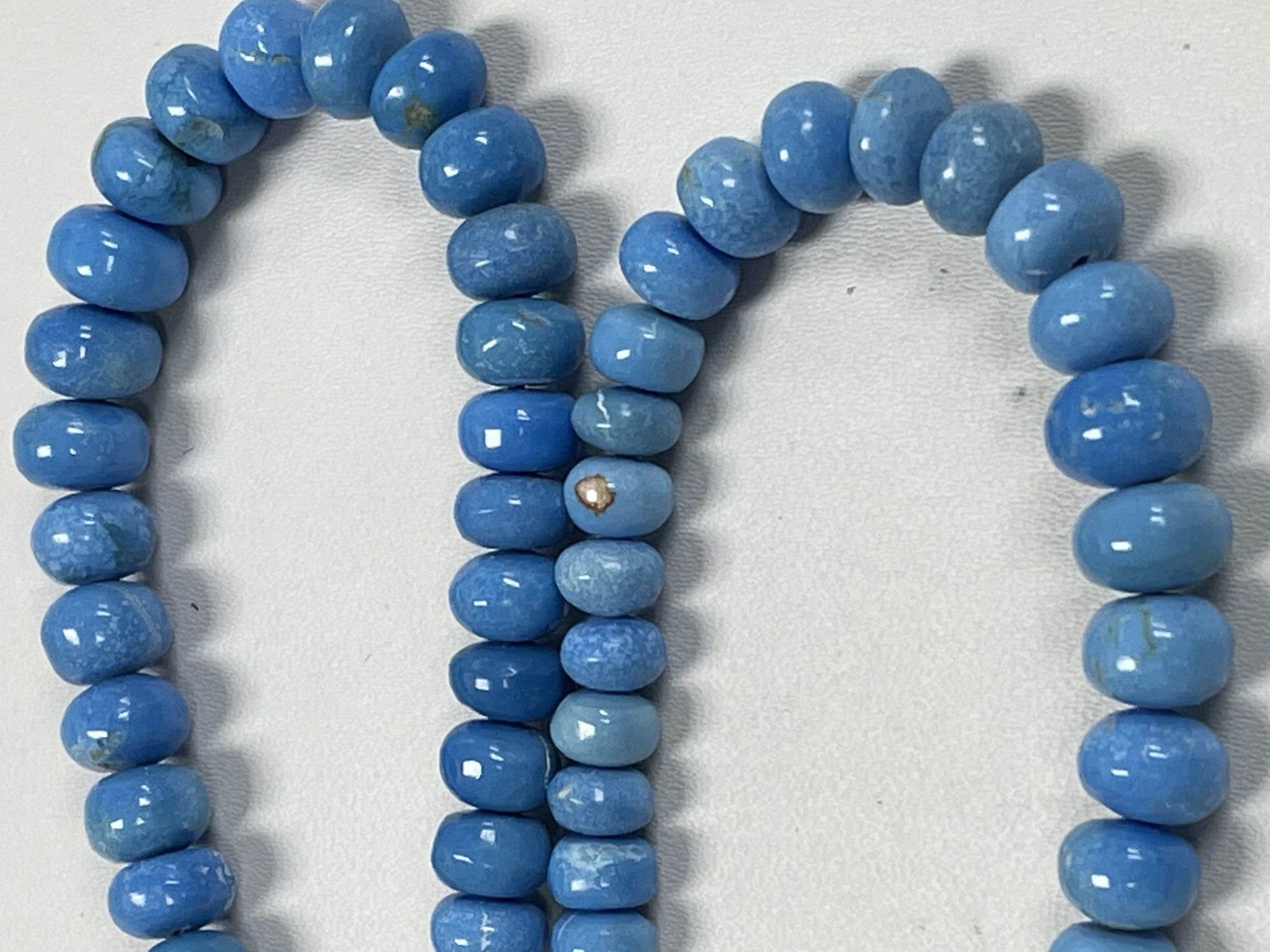 Ceruleite Rondellle Smooth