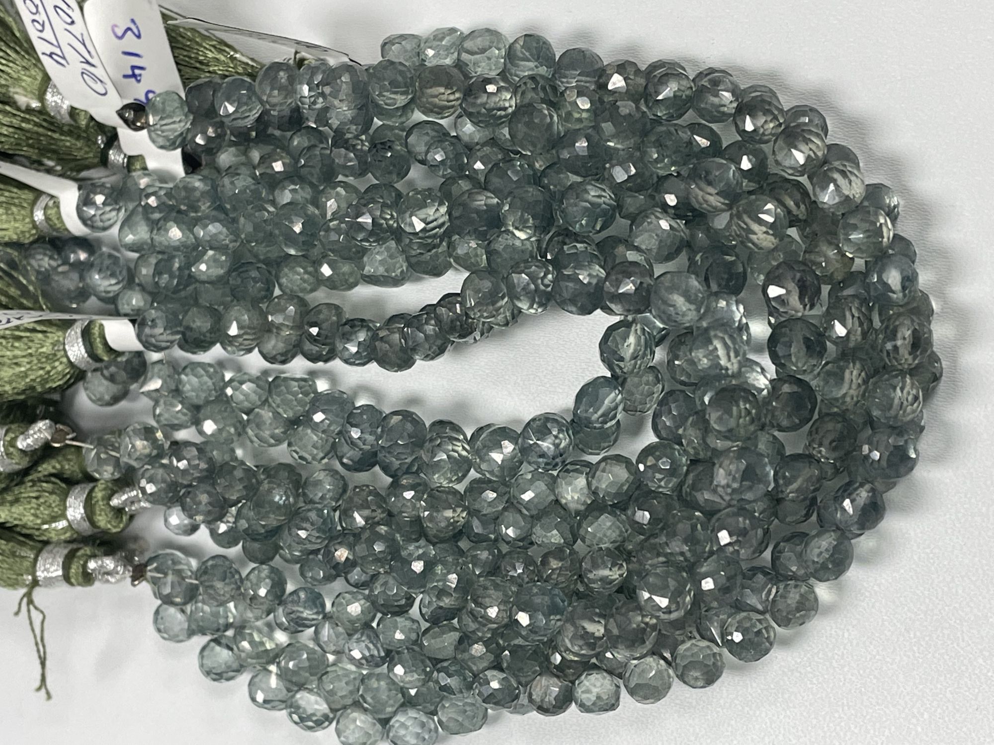 Green Mystic Quartz Onion Faceted