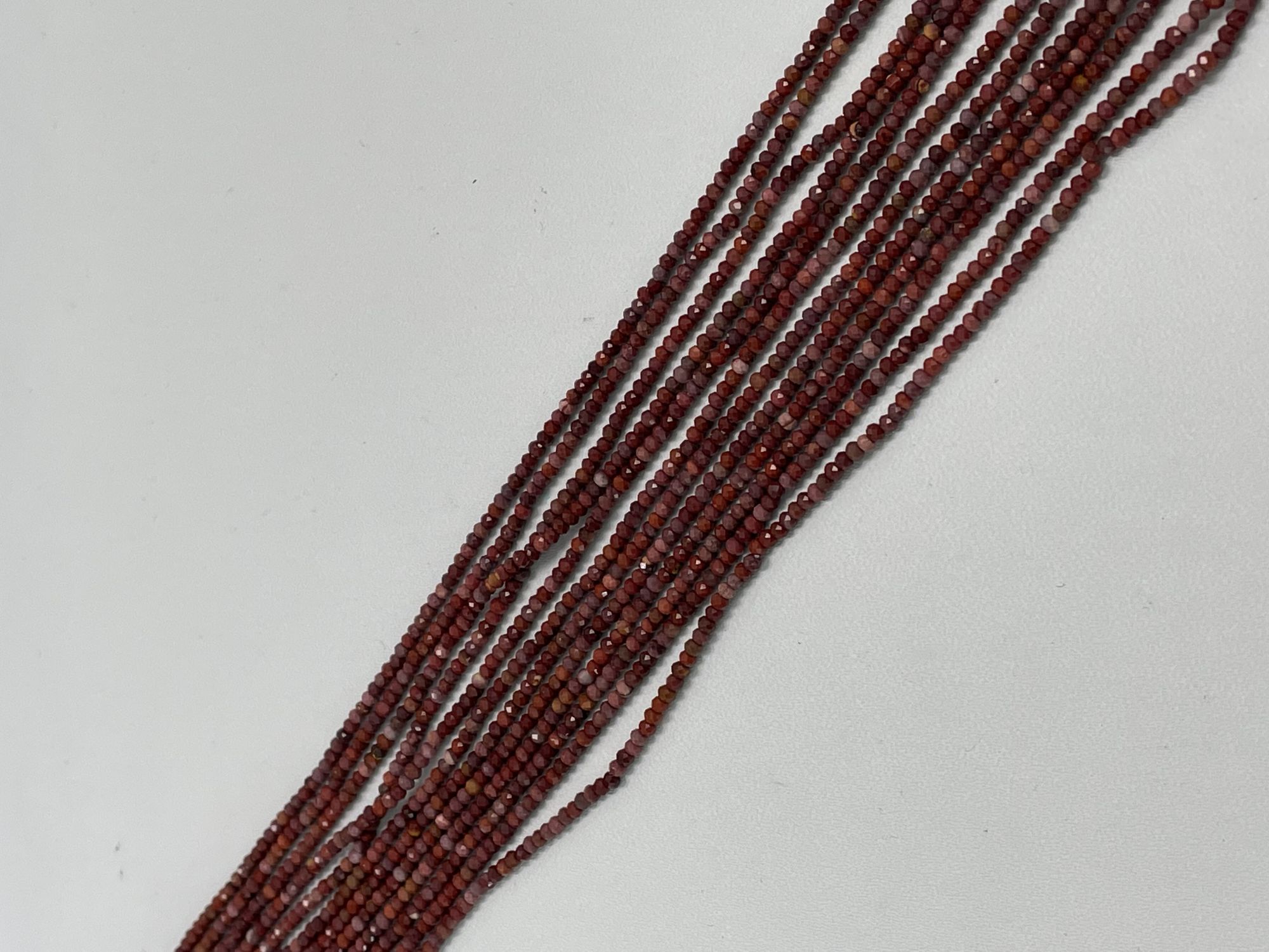 Mookaite Rondelle Faceted