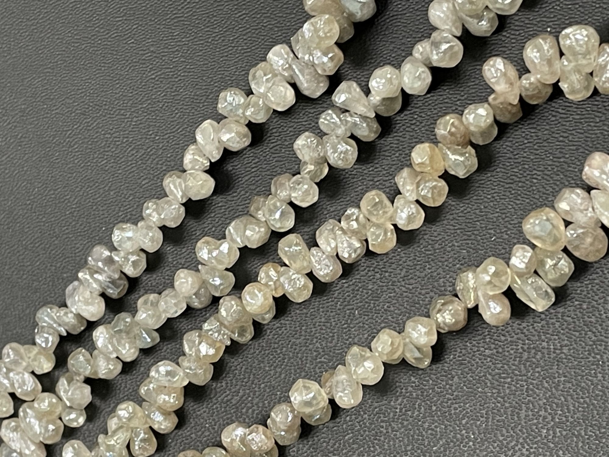 Zircon Drop Organic Cut Faceted