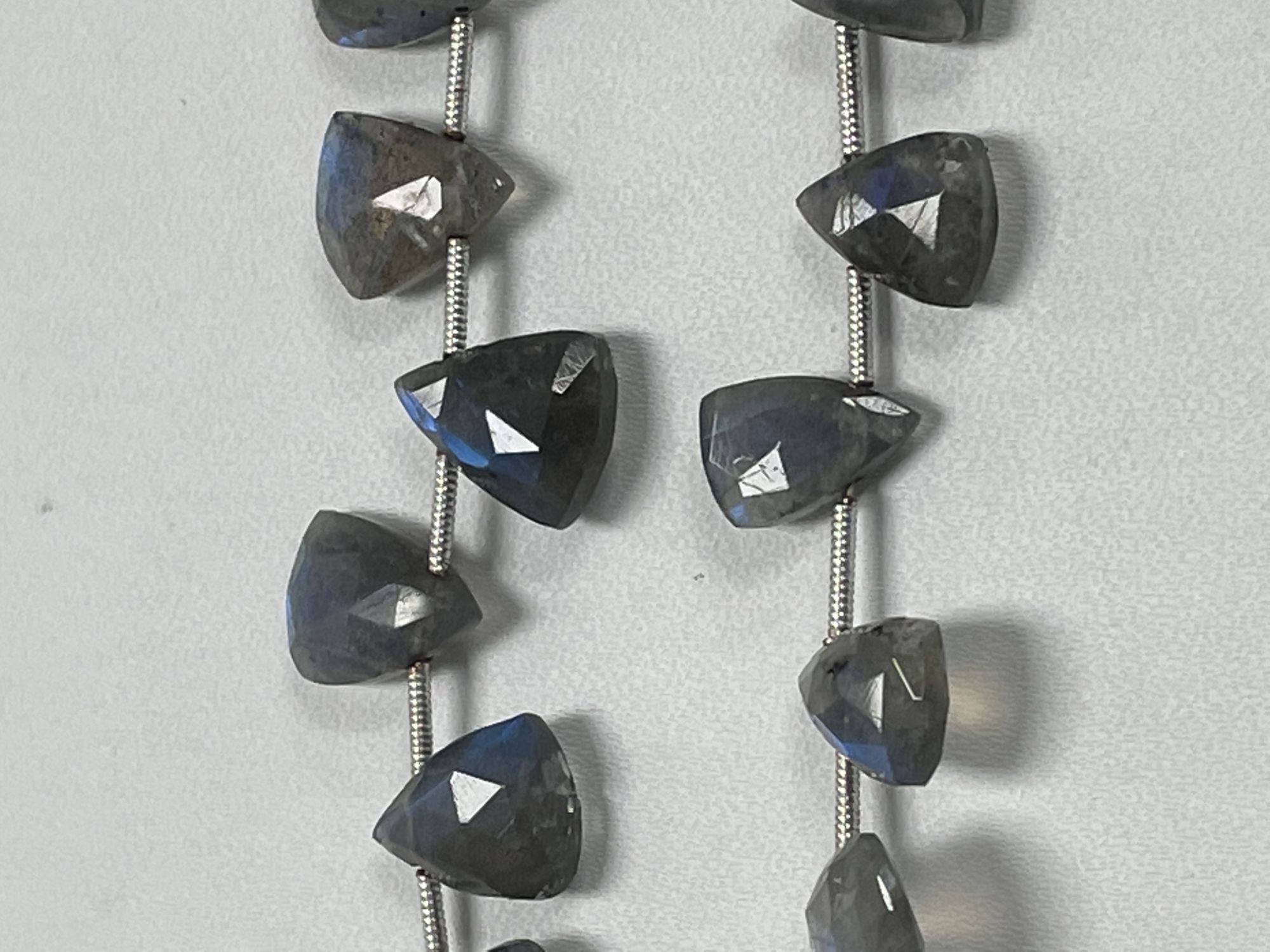 Labradorite Fan Cut Faceted