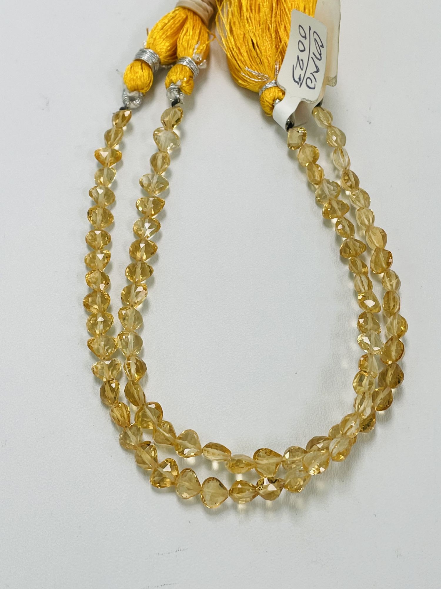Citrine Heart Faceted