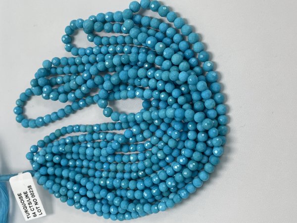 Turquoise Round Faceted