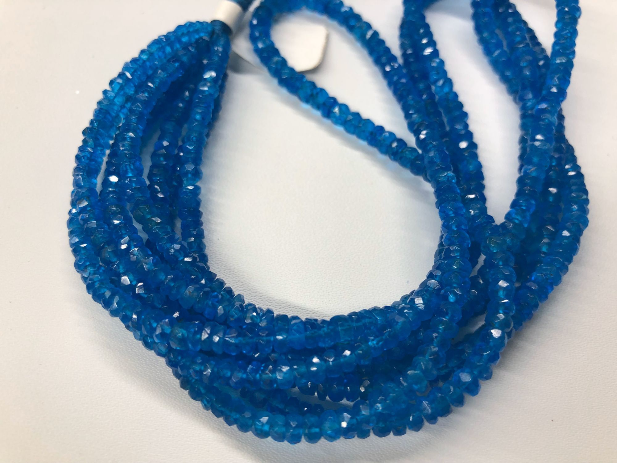 Apatite Rondelle Faceted