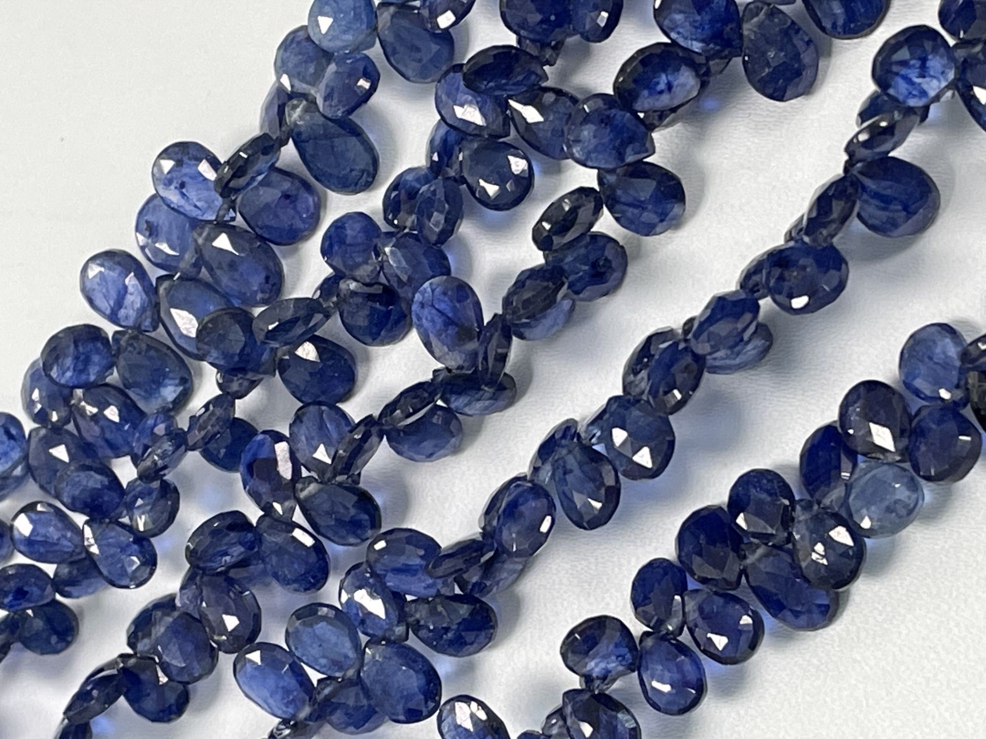 Blue Sapphire Pear Faceted