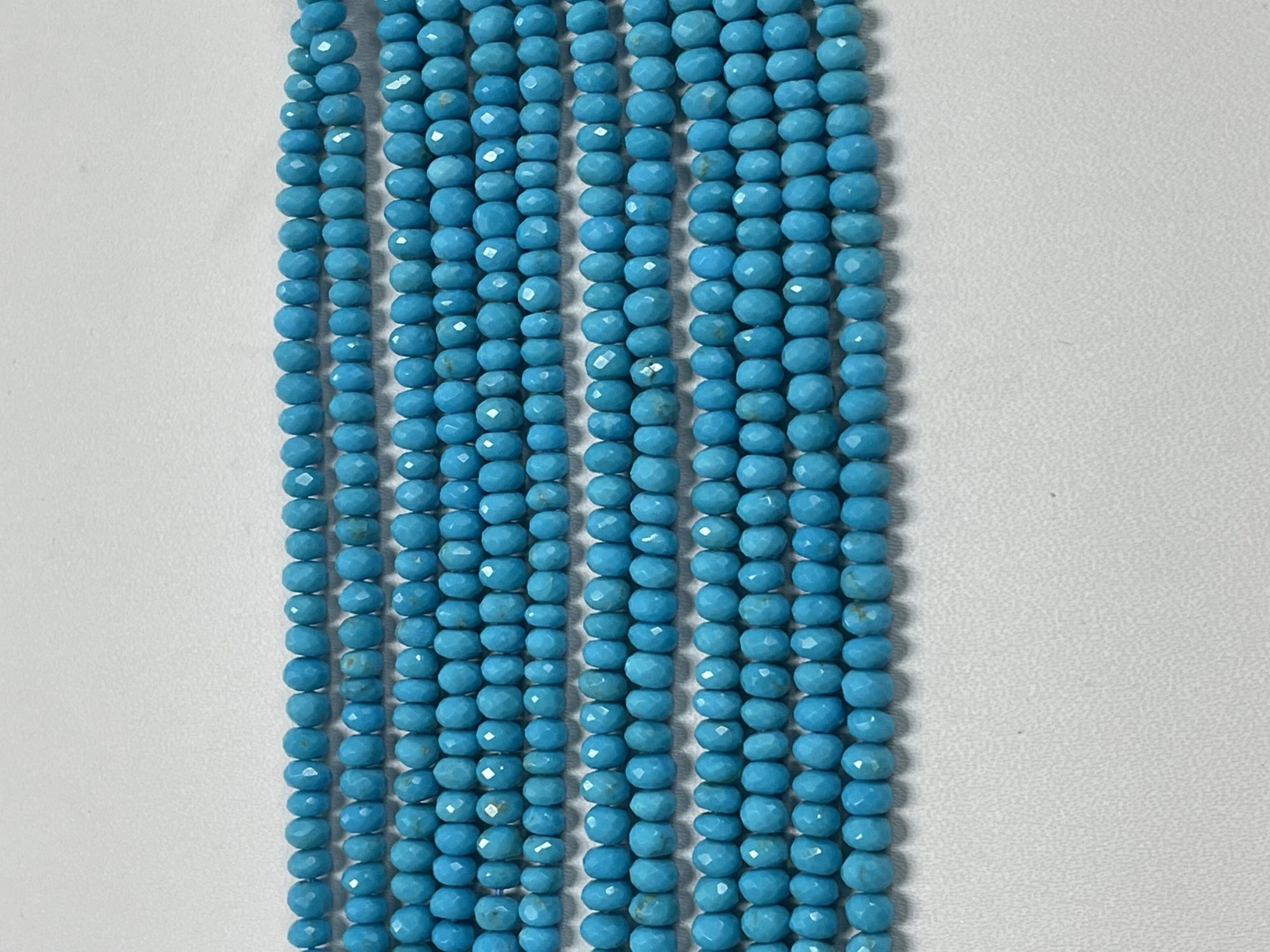 Tuquoise Rondelle Faceted