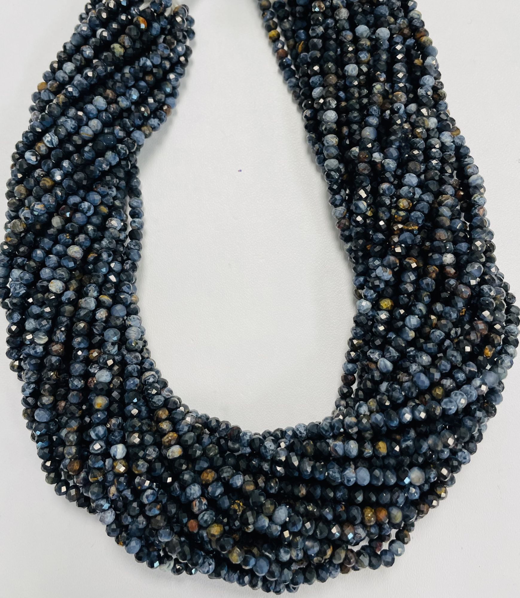 Petersite Rondelle Faceted