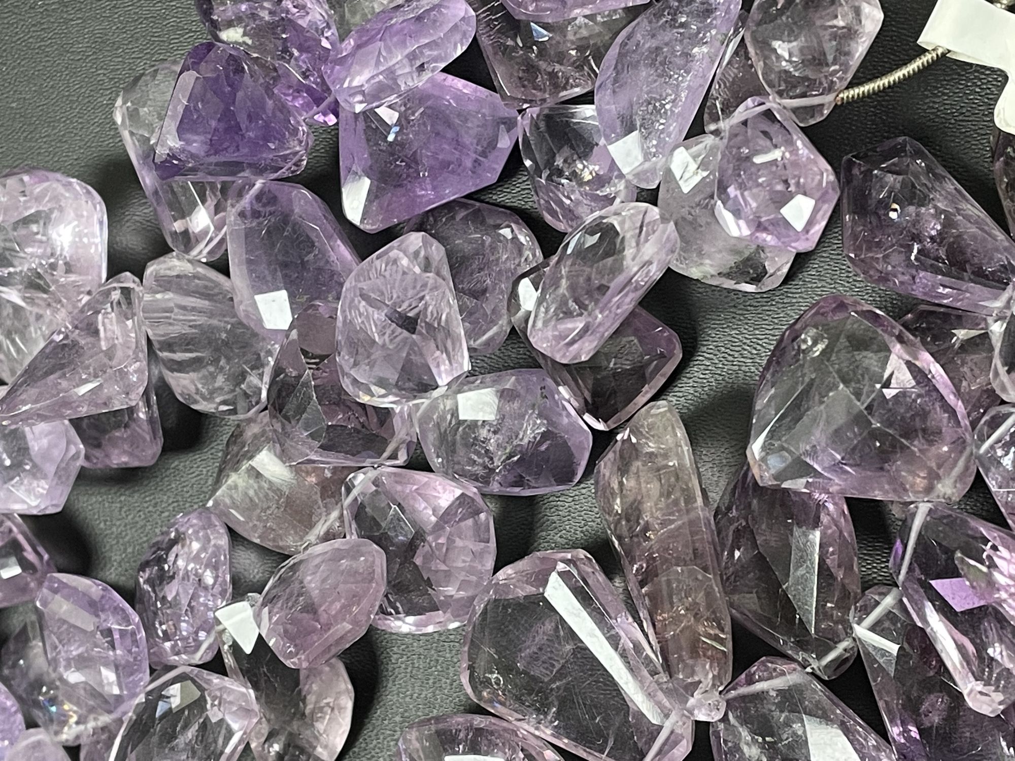Pink Amethyst Funky Cut Faceted